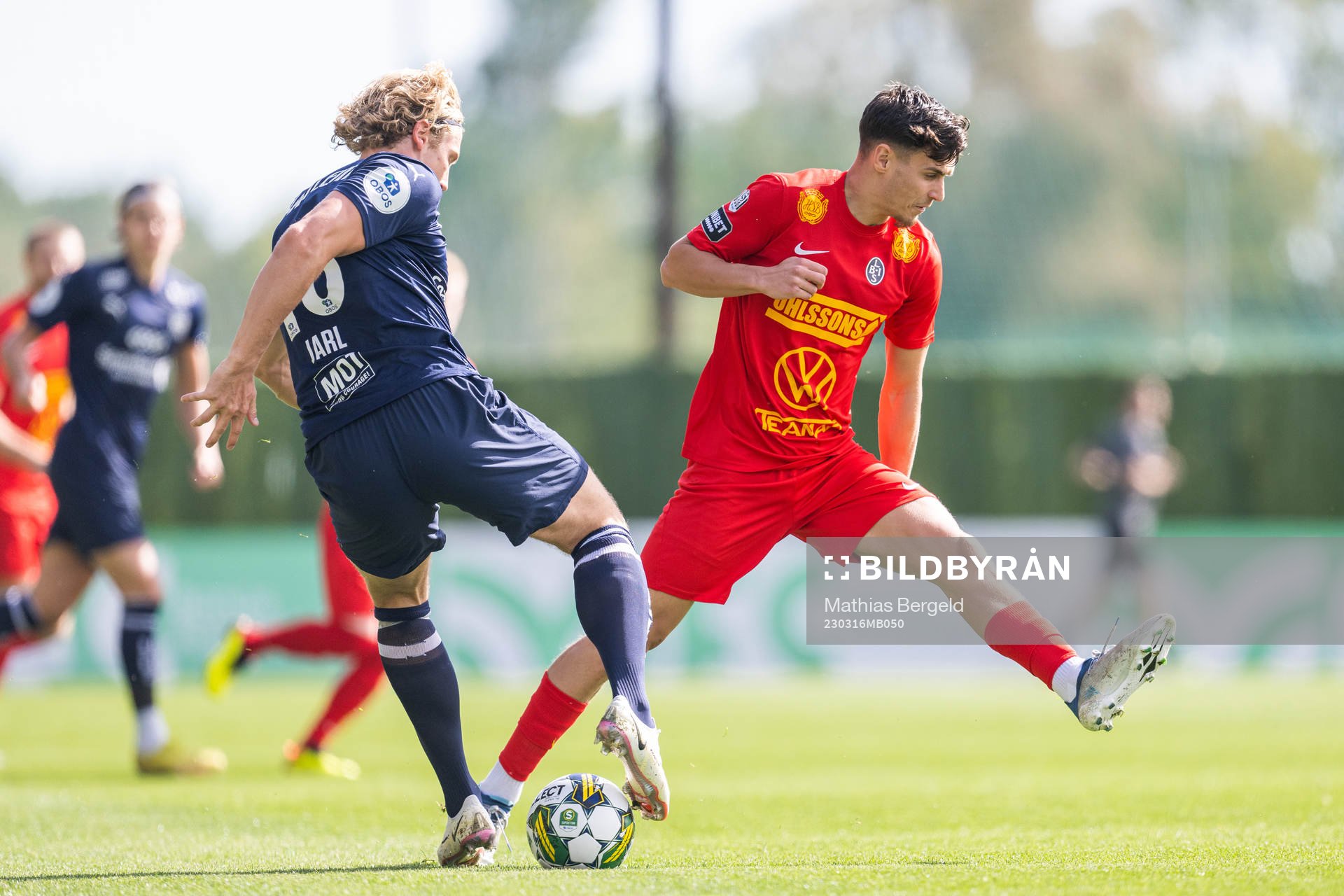 Kristiandsunds Sebastian Jarl och Landskronas Camil Jebara