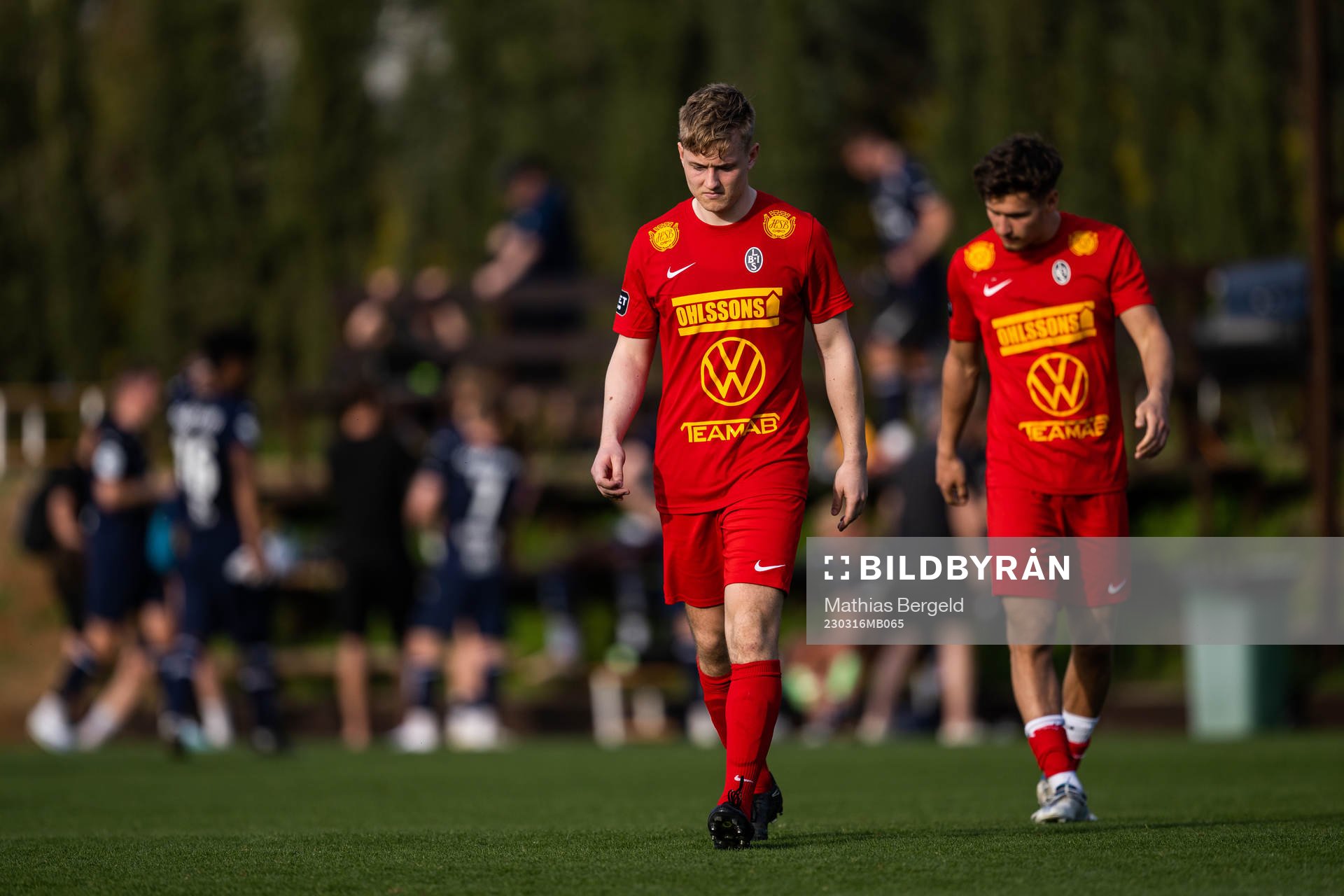 Landskronas Jesper Strid och Camil Jebara deppar