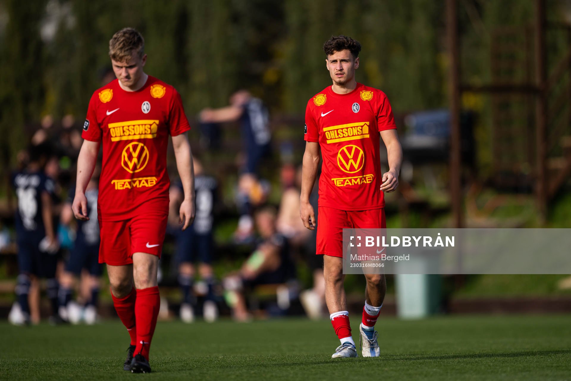Landskronas Jesper Strid och Camil Jebara deppar