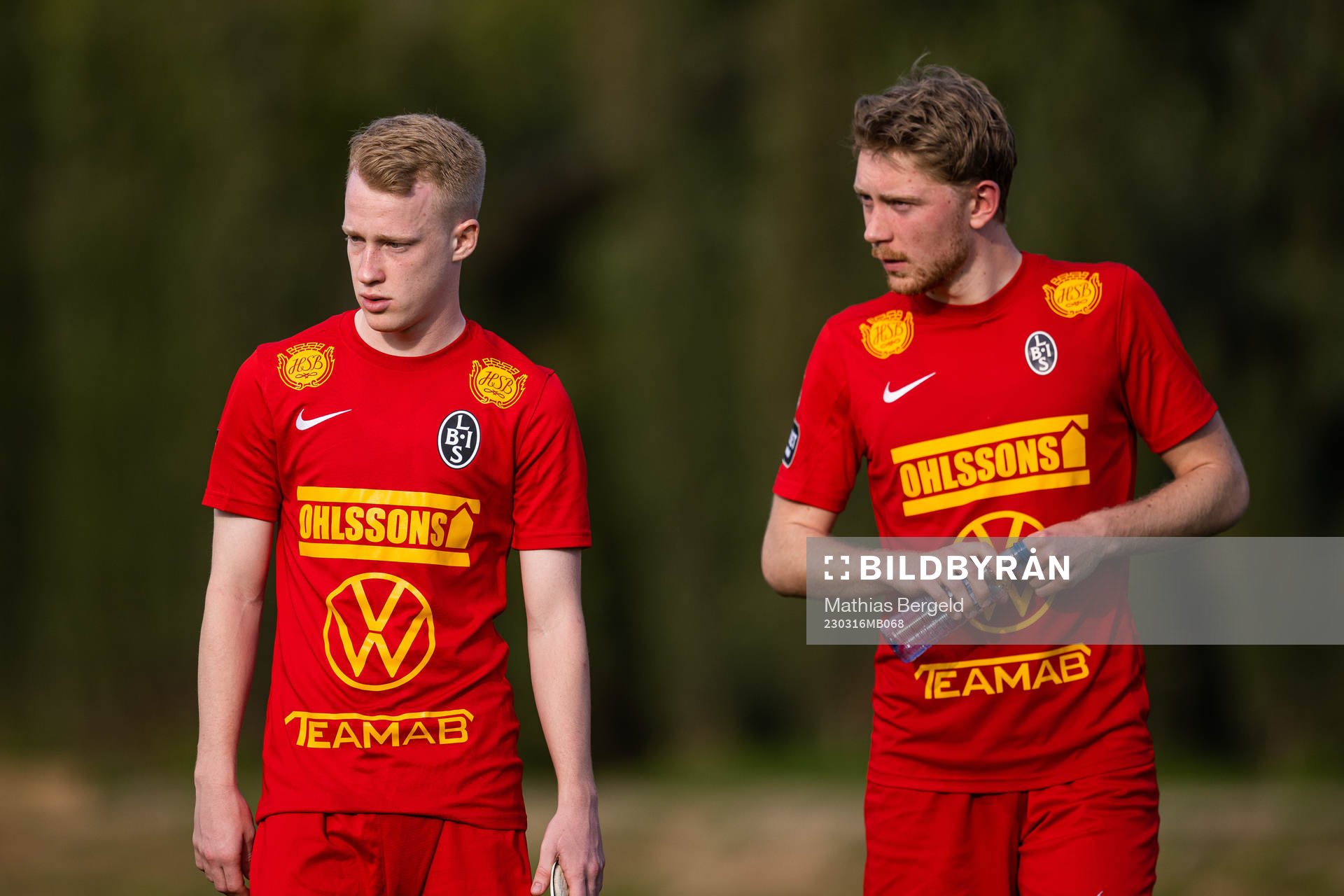 Landskronas David Edvardsson och Adam Egnell deppar