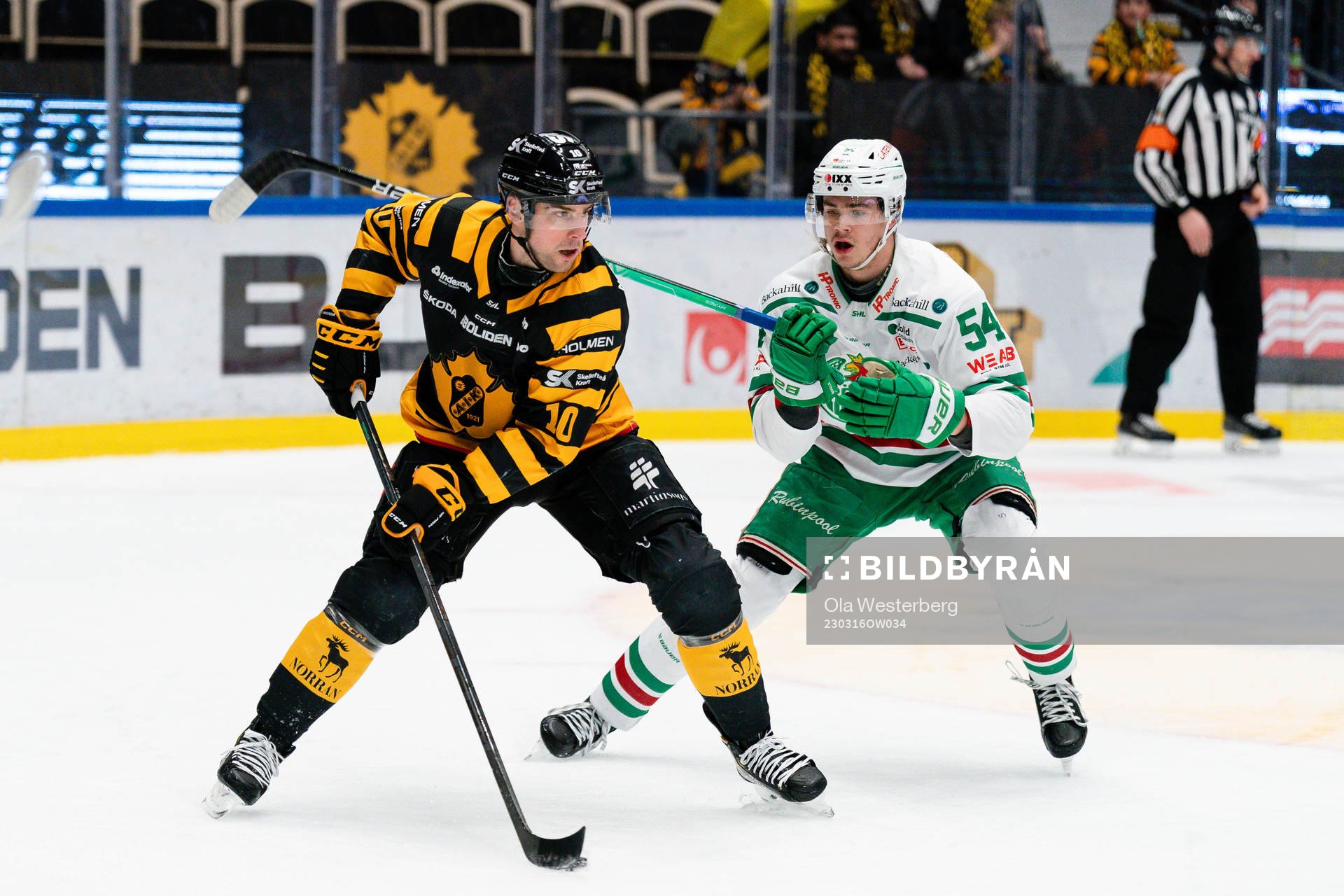 Skellefteå AIKs Joakim Lindström och Rögles William