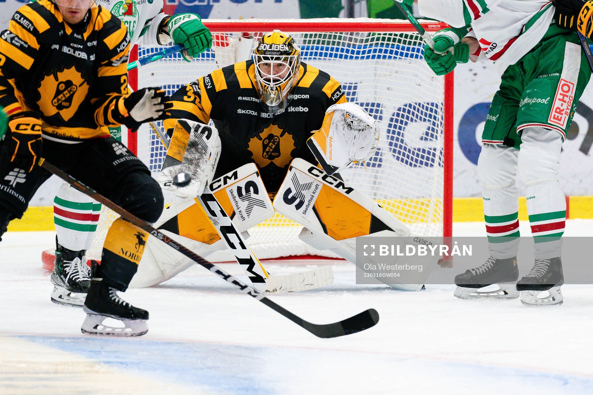 Skellefteå AIKs målvakt Linus Söderström