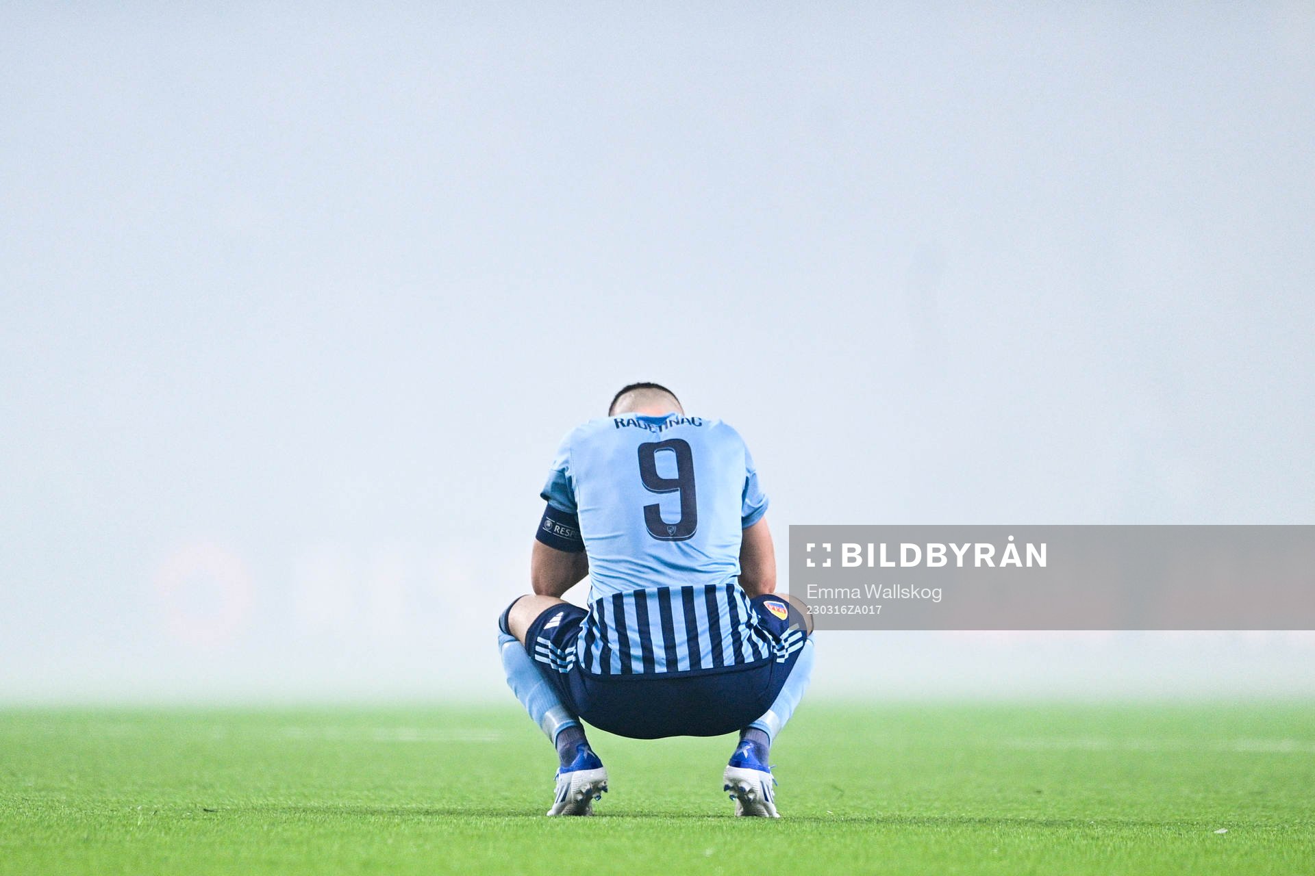 Haris Radetinac of Djurgården looks dejected