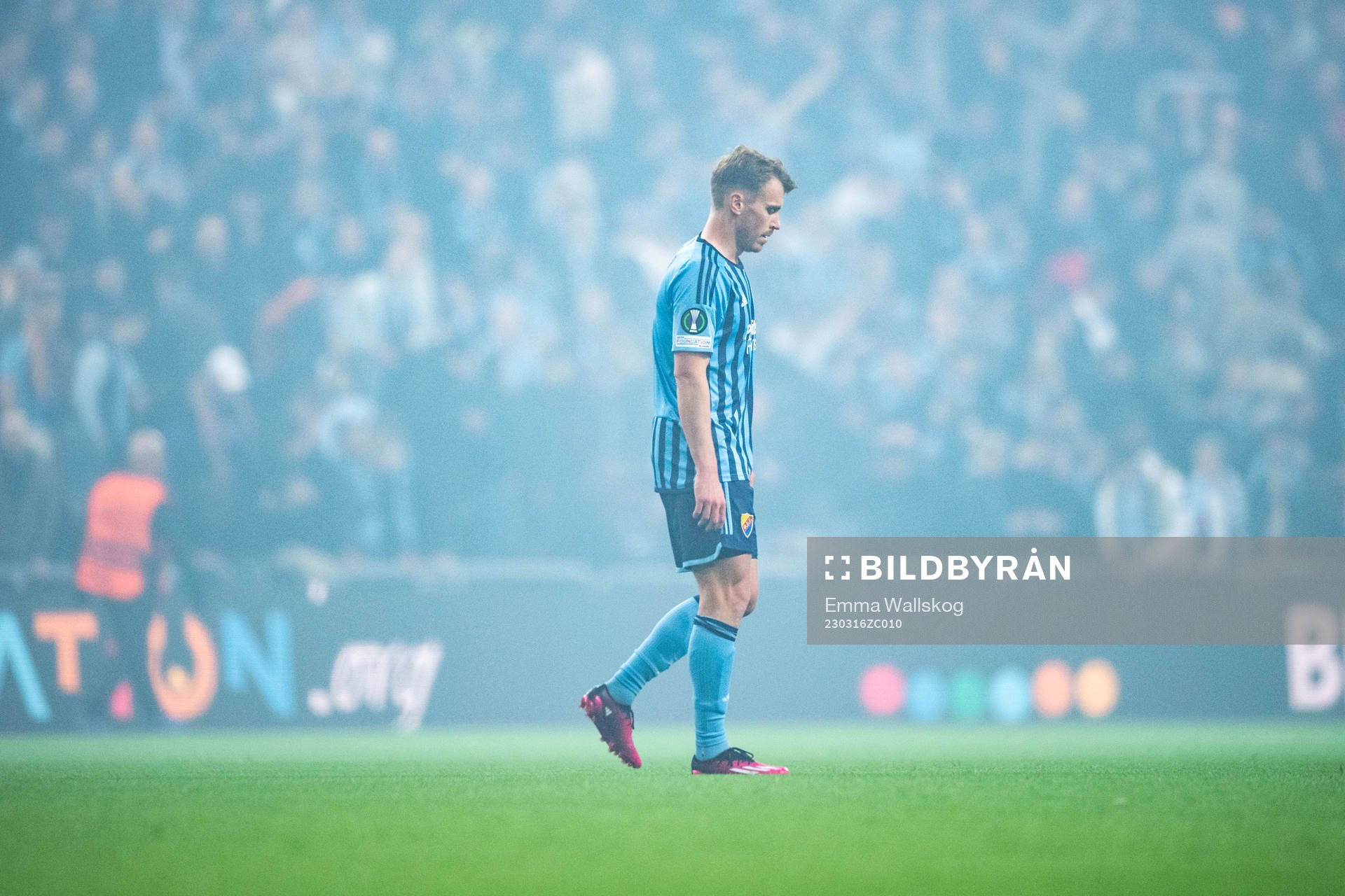 Rasmus Schuller of Djurgården looks dejected