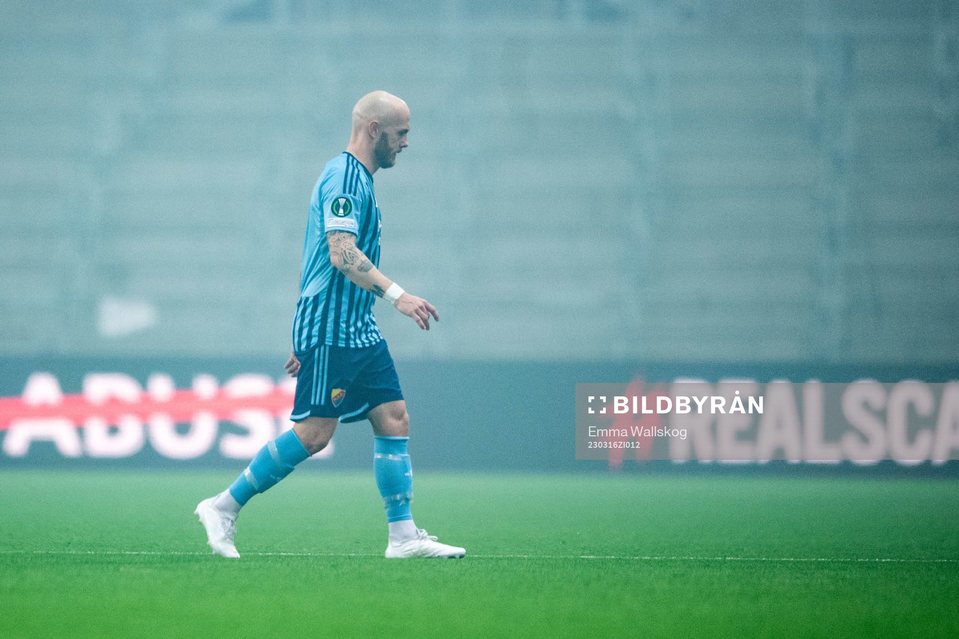 Magnus Eriksson of Djurgården looks dejected