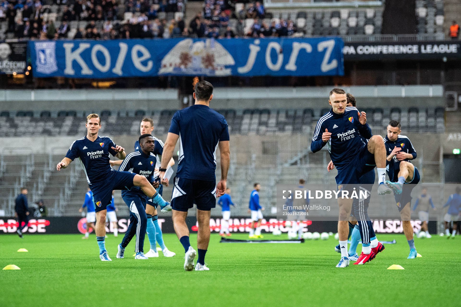 Hampus Finndell and Piotr Johansson of Djurgården