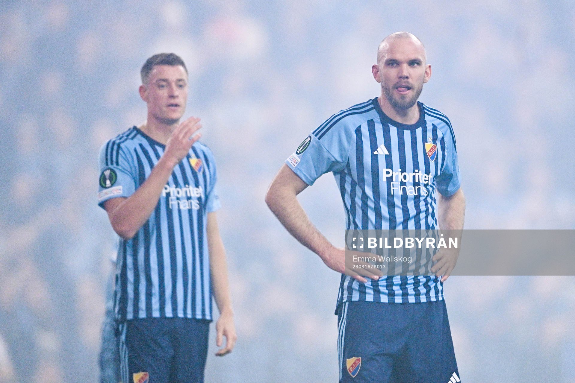 Marcus Danielson of Djurgården looks dejected