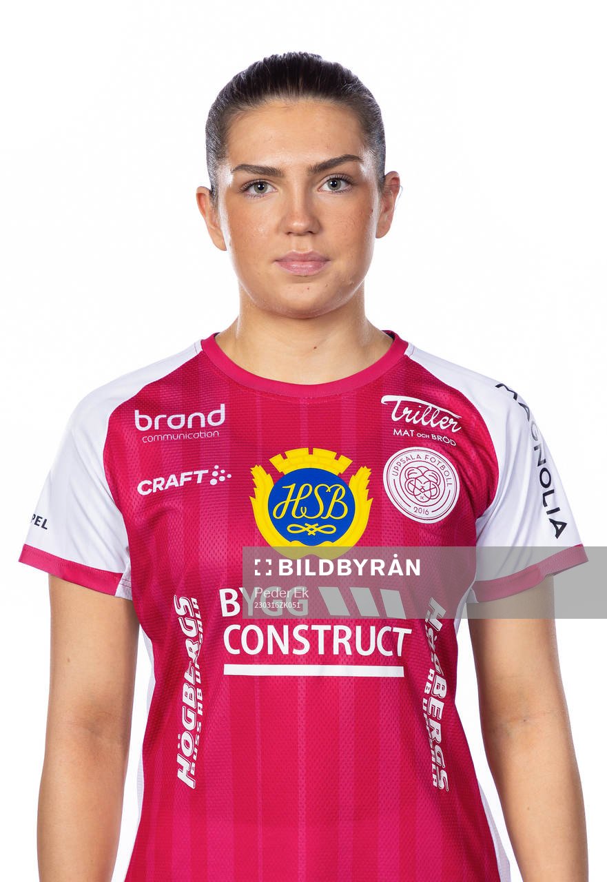 Uppsalas Clara Leffler poserar för ett porträtt den 16 mars 2023 i Uppsala.