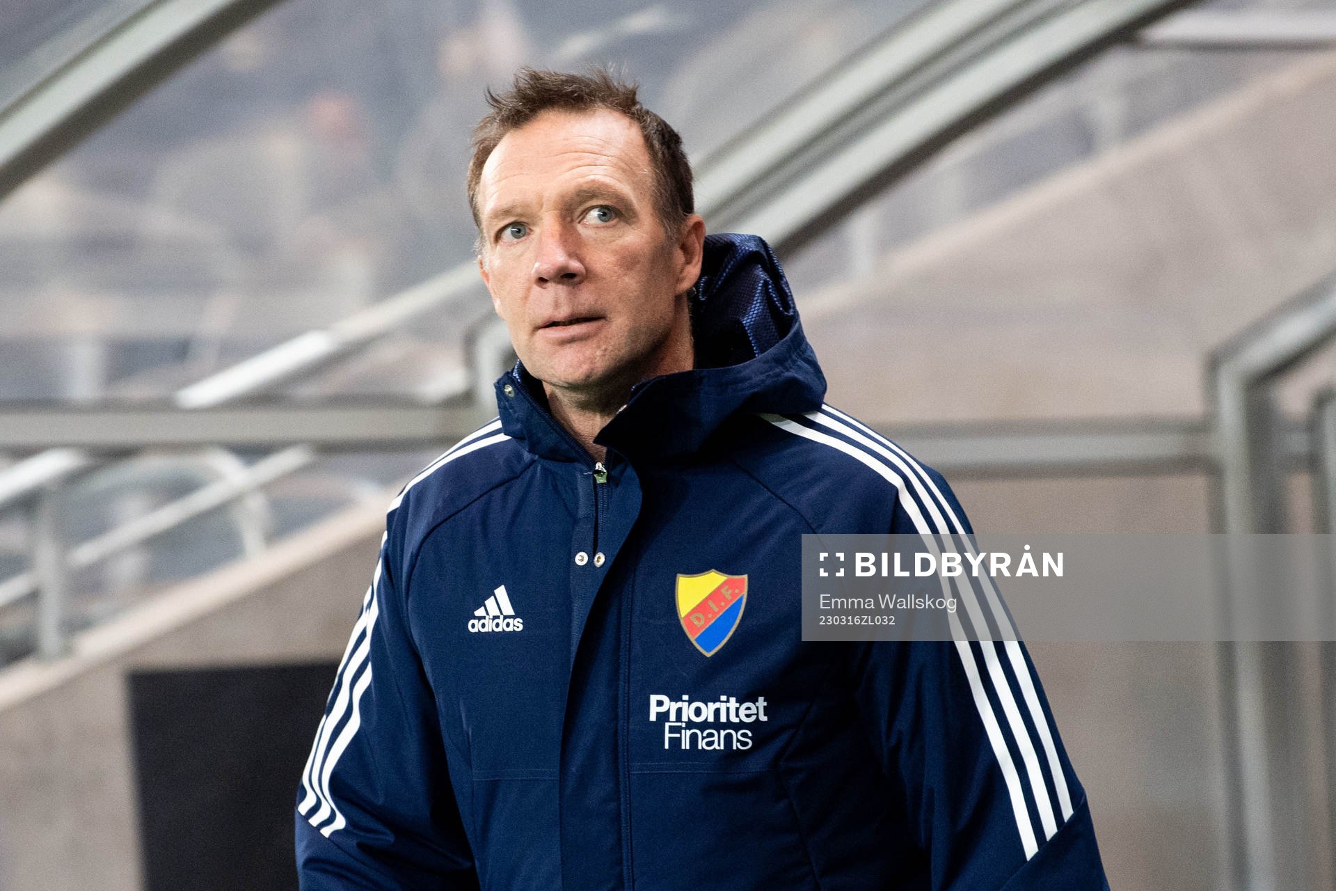 Head coach Kim Bergstrand of Djurgården