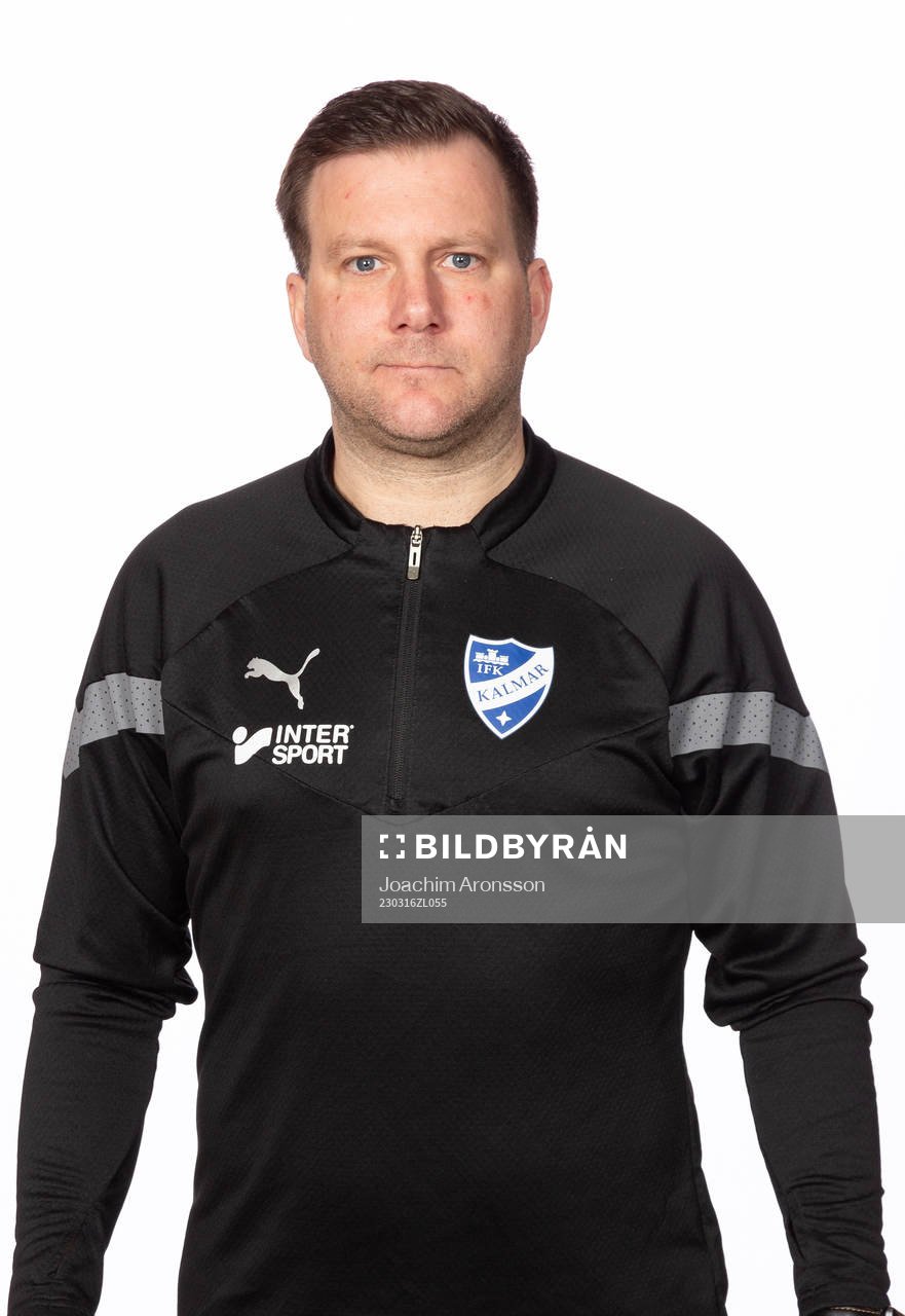Kalmars tränare Jens Wedeborg poserar för ett porträtt den 16 mars 2023 i Kalmar.