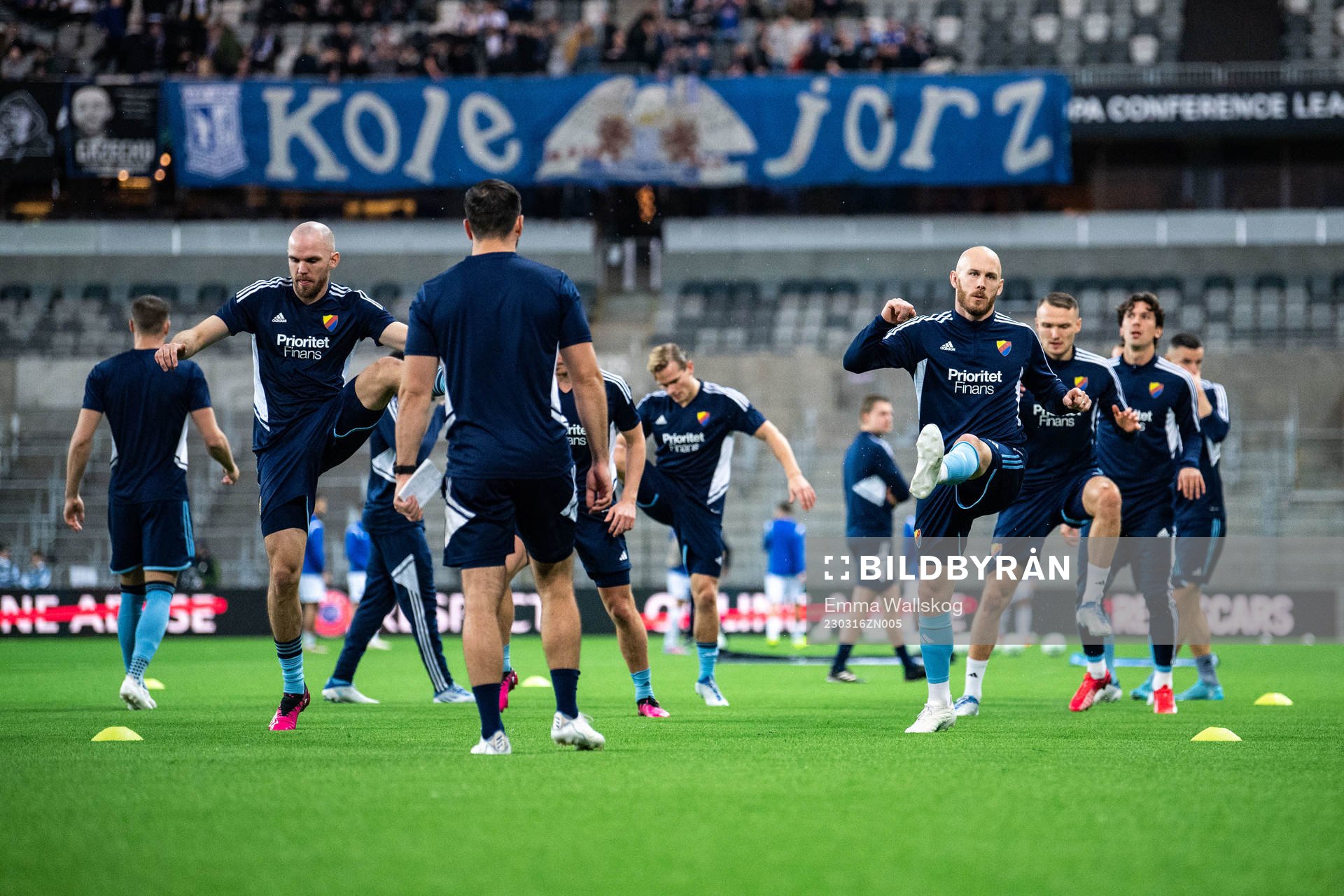 Marcus Danielson and Magnus Eriksson of Djurgården