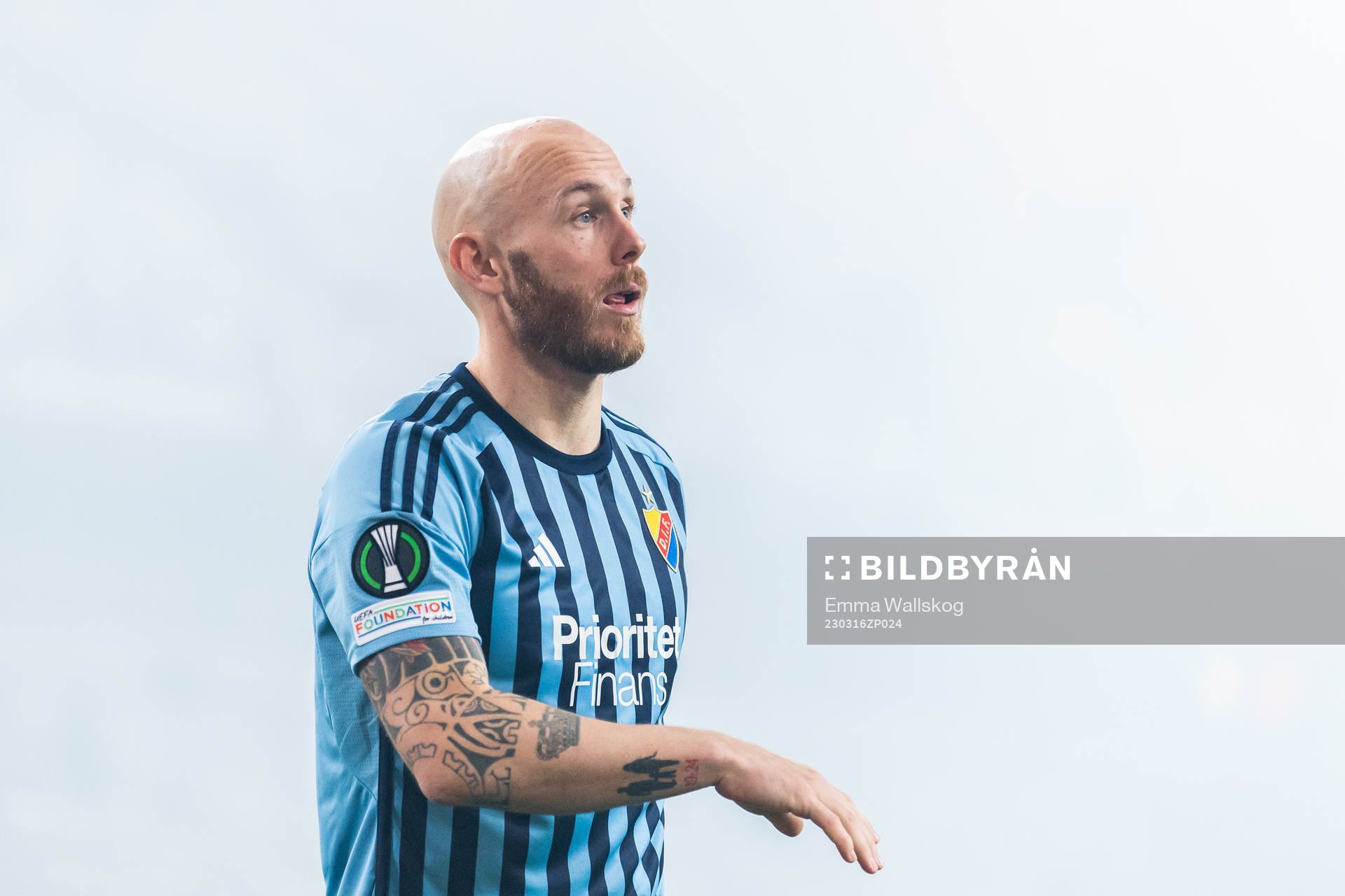 Magnus Eriksson of Djurgården looks dejected