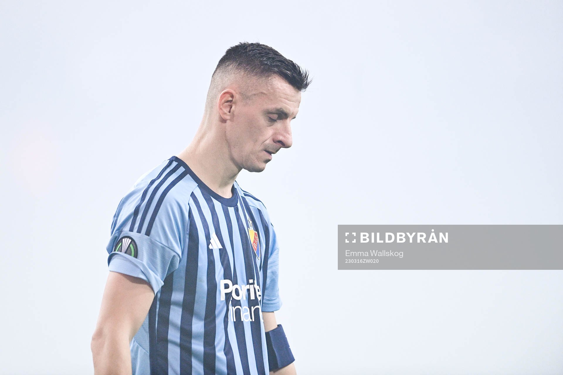 Haris Radetinac of Djurgården looks dejected