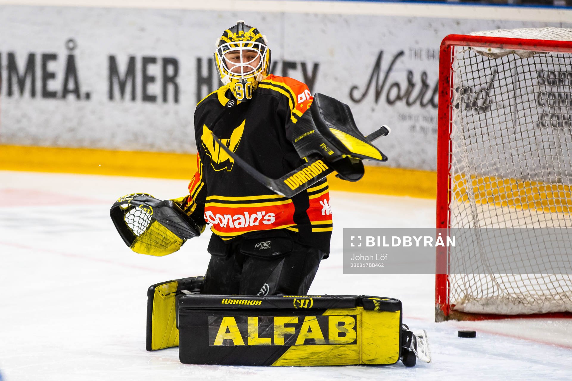 Västerås målvakt Ian Blomquist