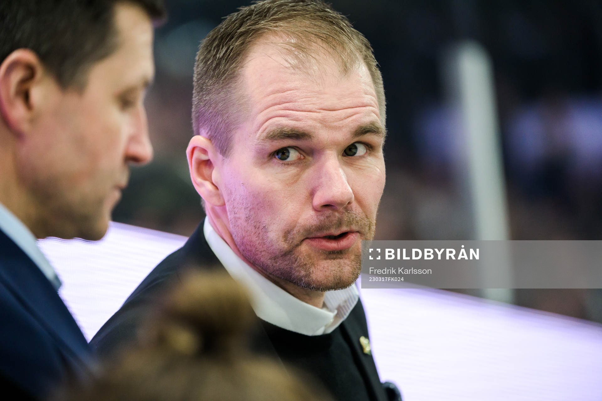 Färjestads huvudtränare Tomas Mitell