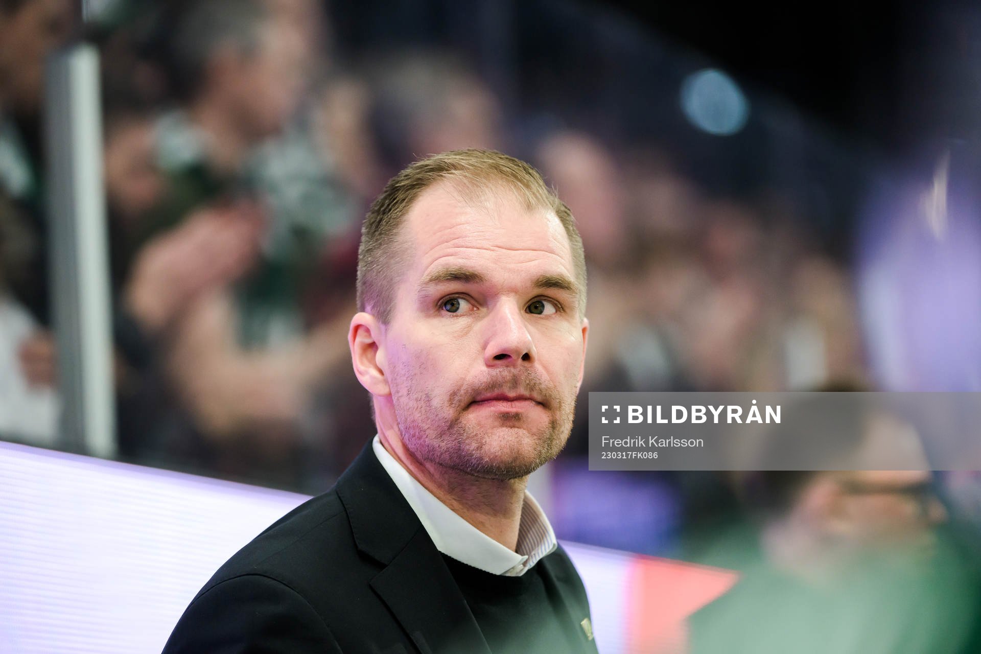 Färjestads huvudtränare Tomas Mitell