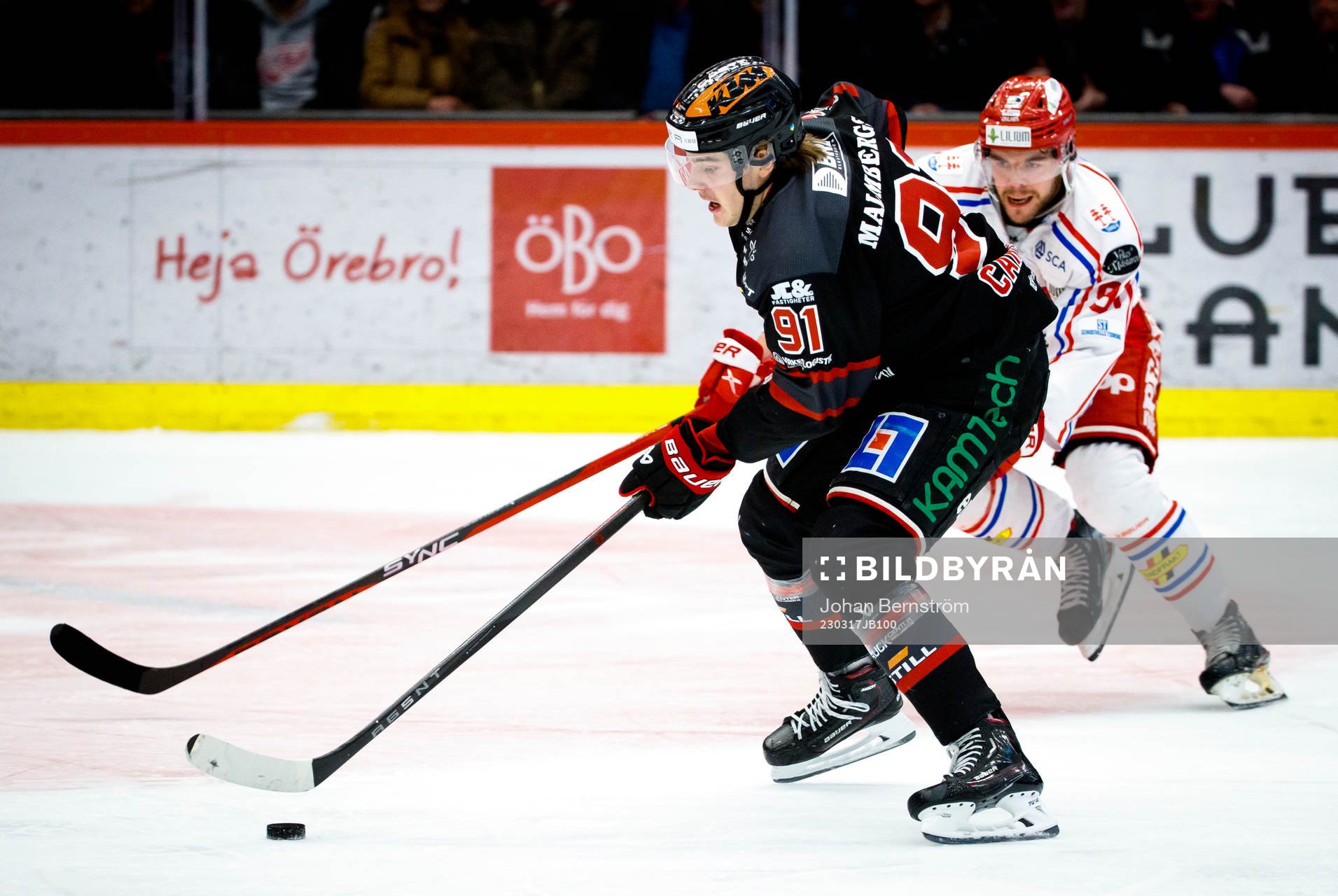 Örebros Leo Carlsson och Magnus Pääjärvi
