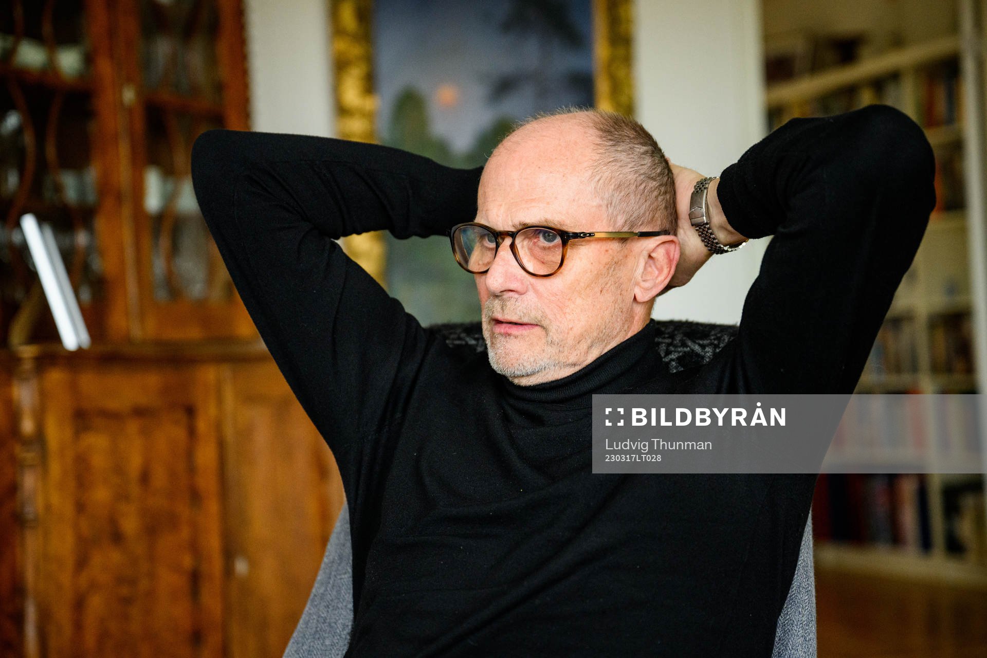 Lars-Christer Olsson intervjuas den 17 mars 2023 i Lund. 