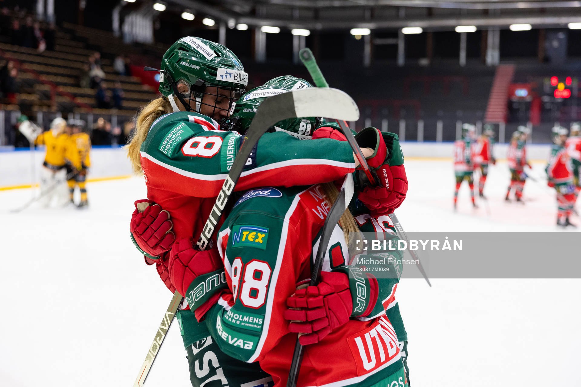 Frölundas Karin Svedberg, Tilde Utbult  och Holly Boney