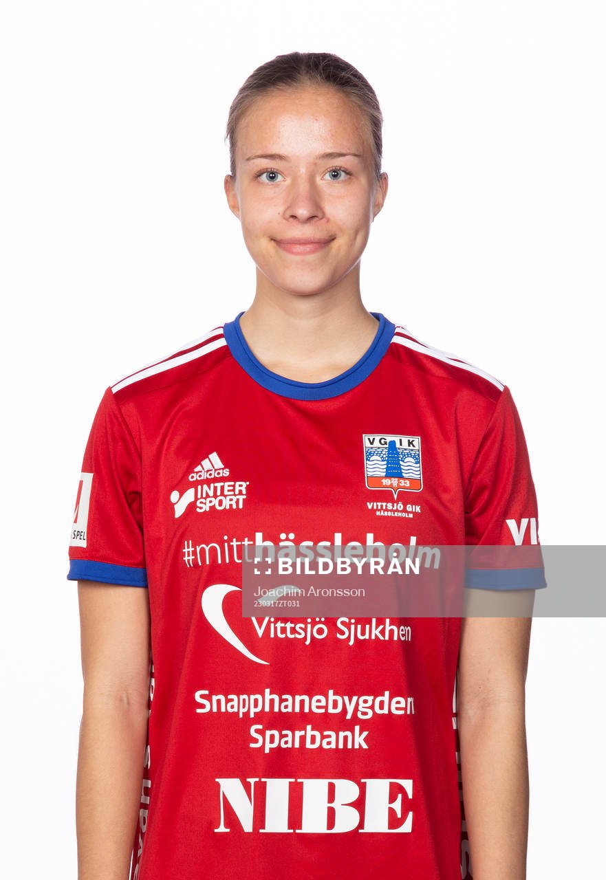 Vittsjös Klara Nyberg poserar för ett porträtt den 17 mars 2023 i Hässleholm.