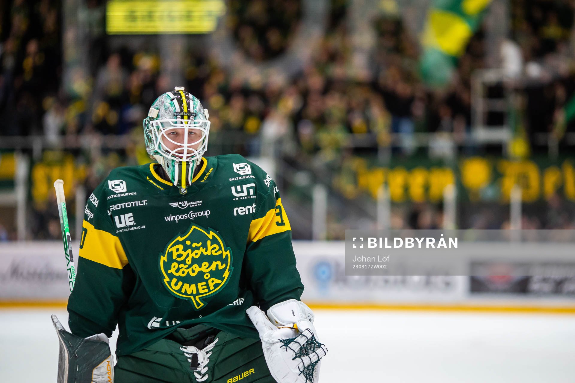 Björklövens målvakt Joona Voutilainen