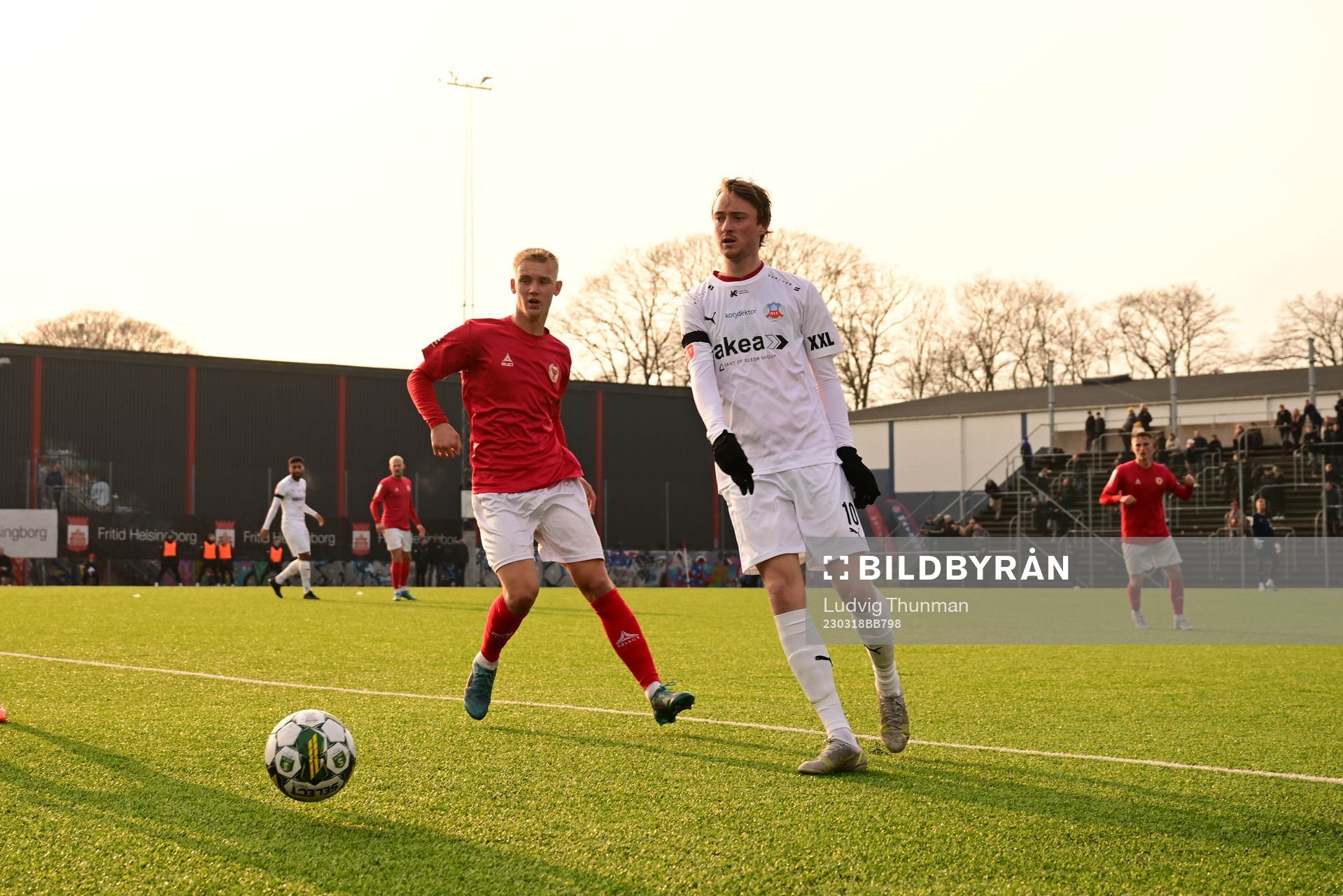 Helsingborgs Rasmus Jönsson and Kalmars Carl Gustafsson