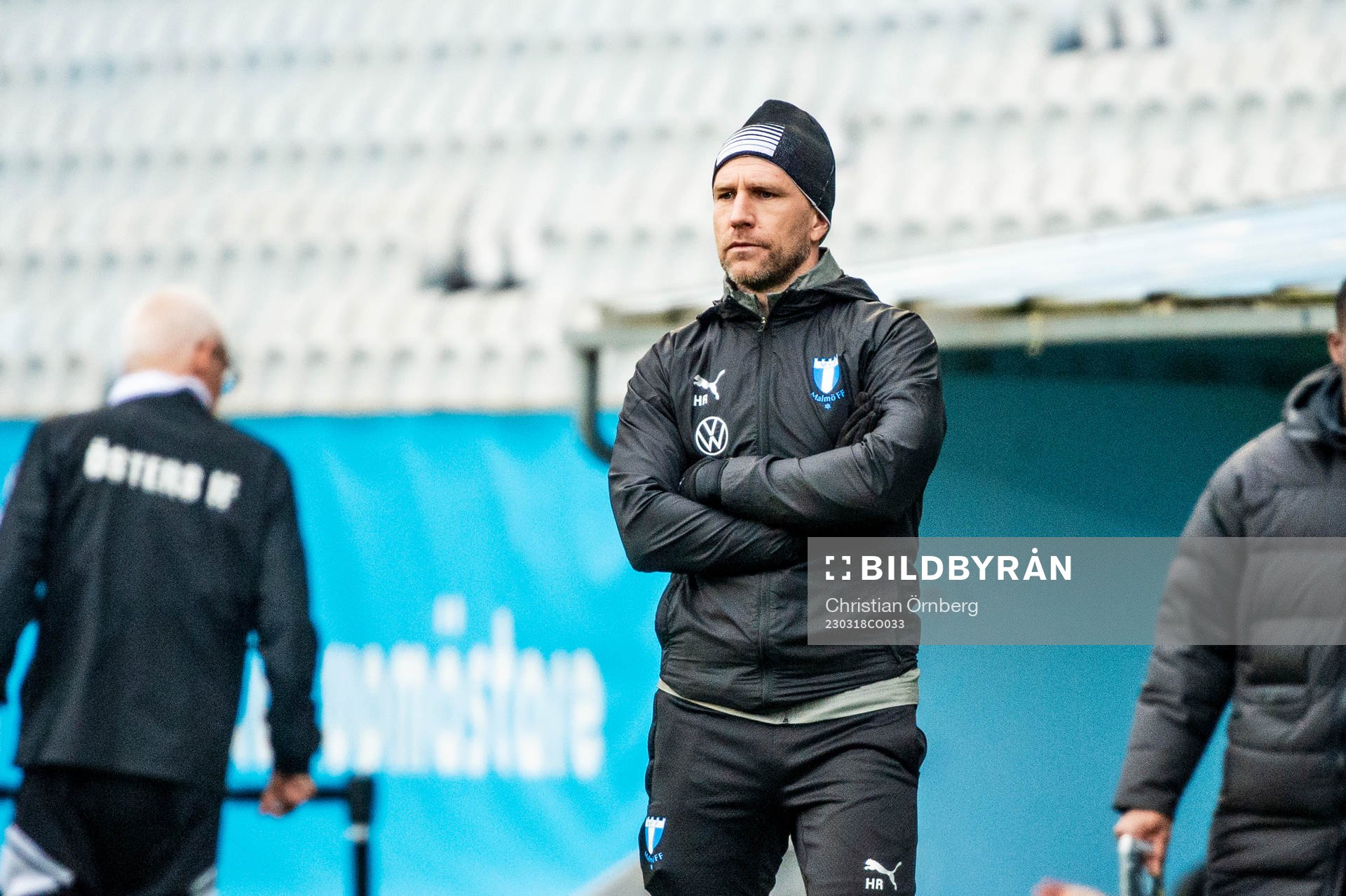 Malmö FFs tränare Henrik Rydström deppar