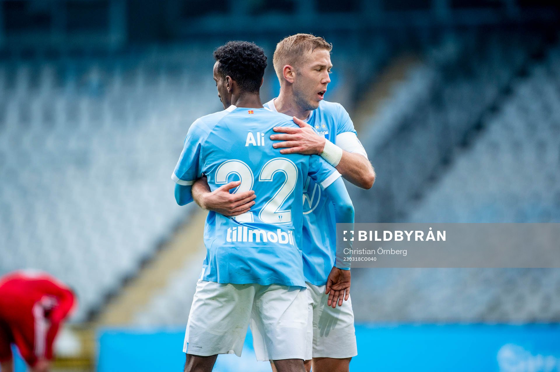 Malmö FFs Taha Ali jublar