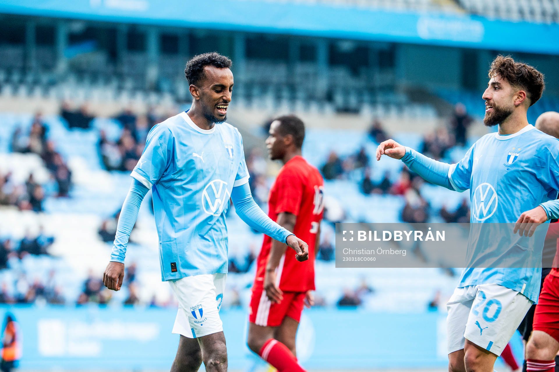 Malmö FFs Taha Ali jublar