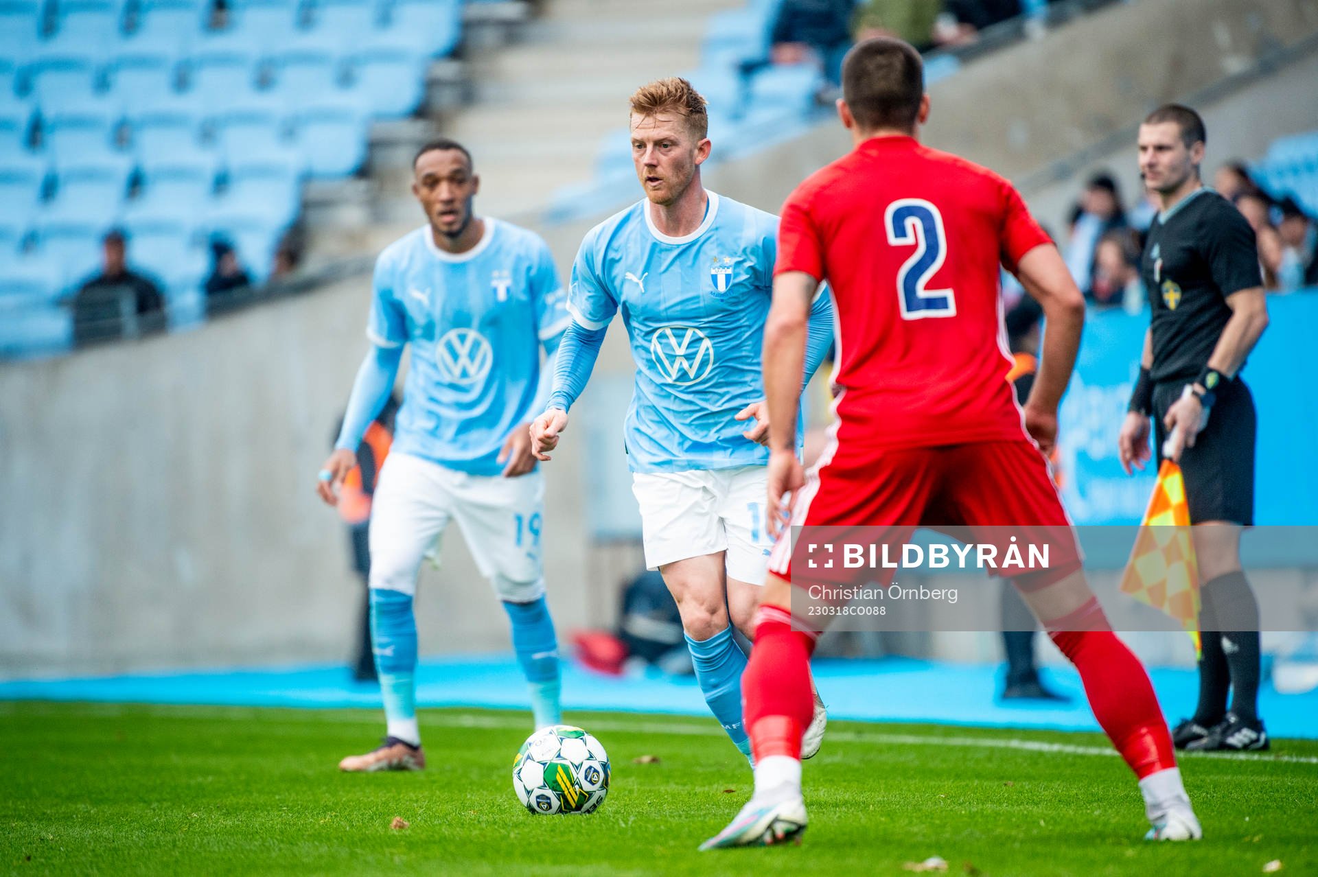 Malmö FFs Anders Christiansen mot Östers Vladimir Rodic