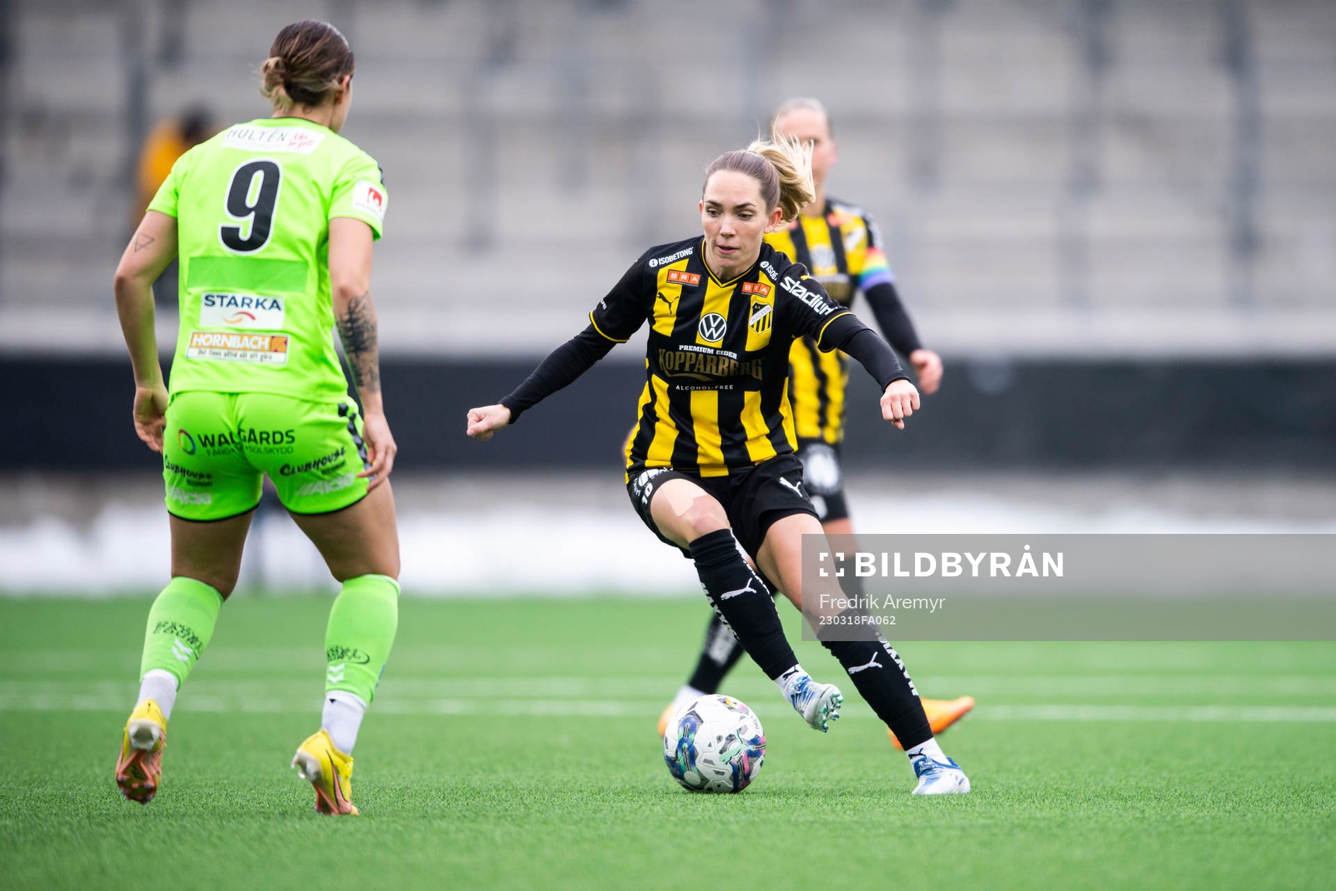 Kristianstads Tabitha Tindell och Häckens Elin Rubensson