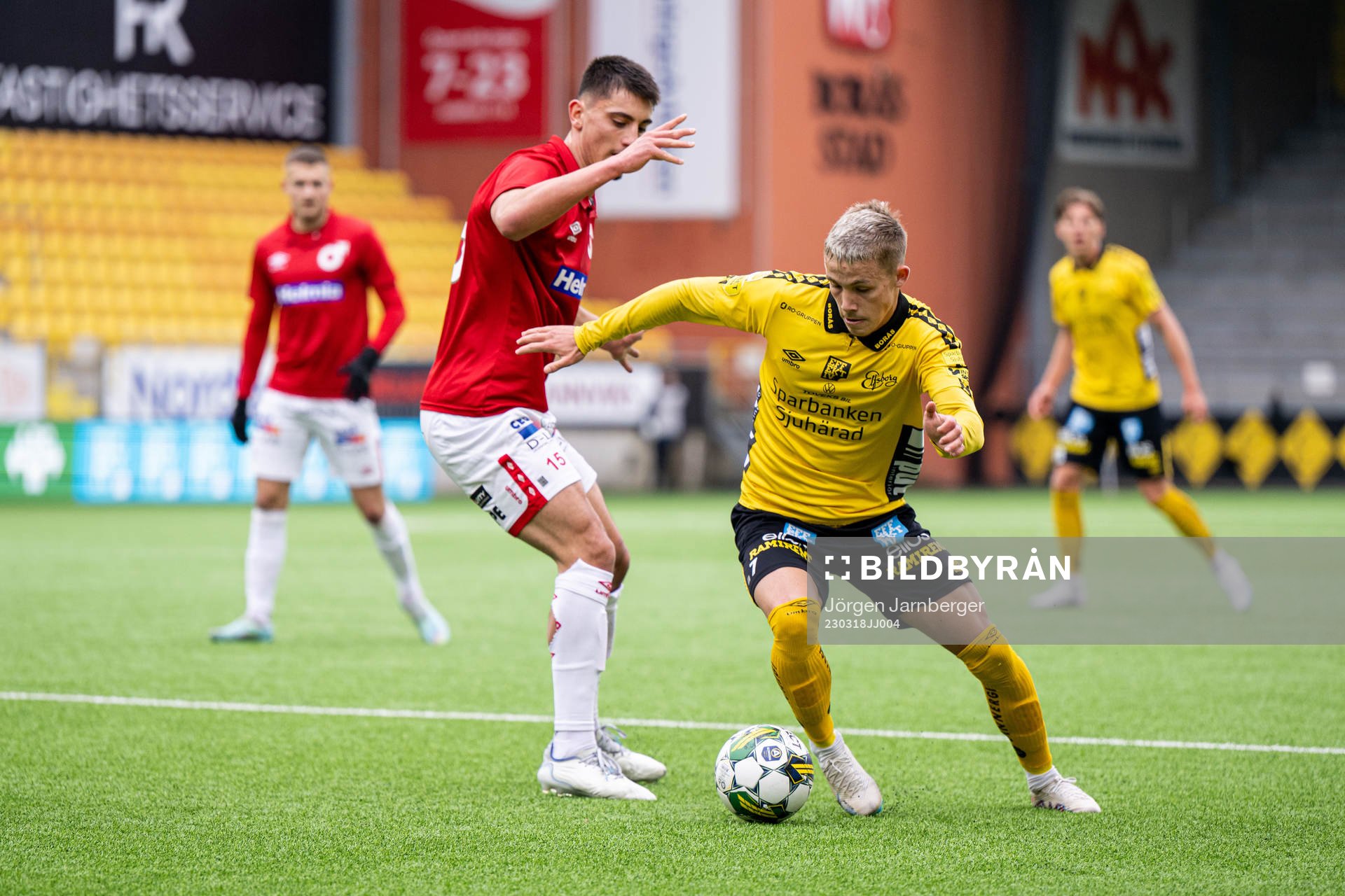 Degerfors Seid Korac och Jacob Ondrejka