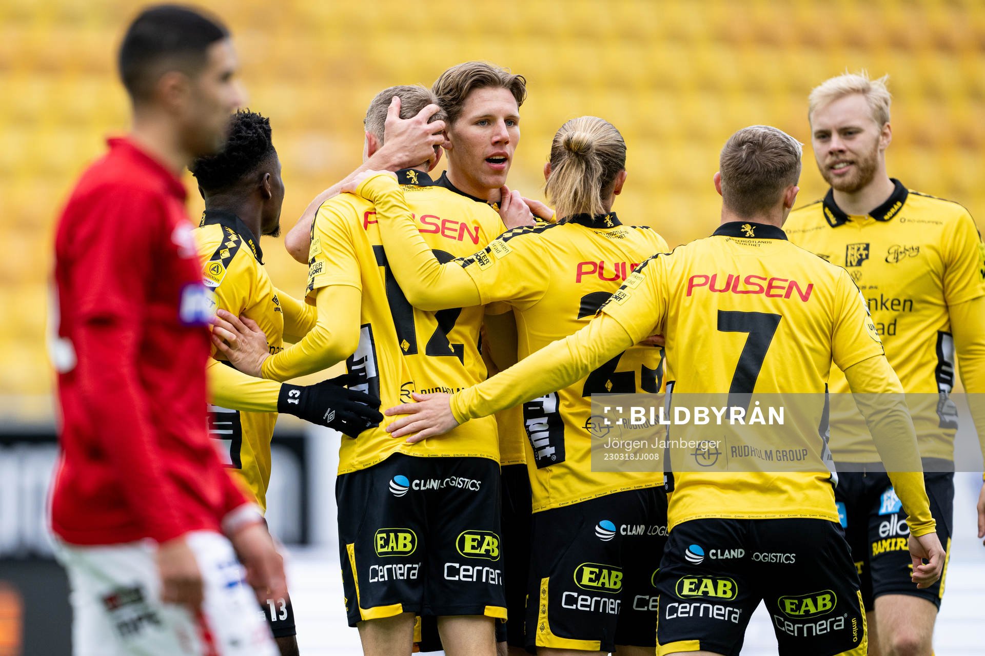 Elfsborgs spelare jublar