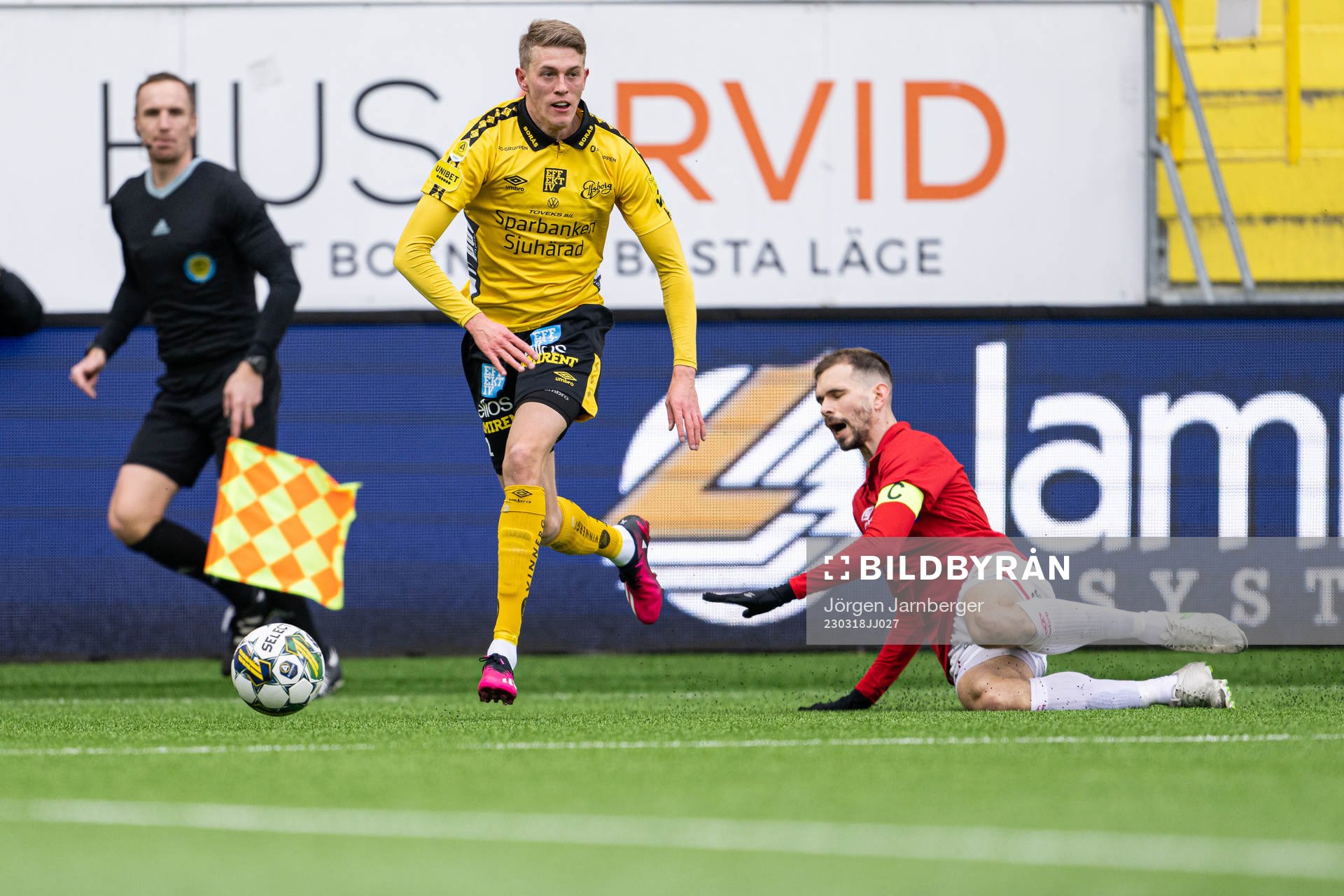 Elfsborgs Alexander Bernhardsson och Degerfors Sebastian