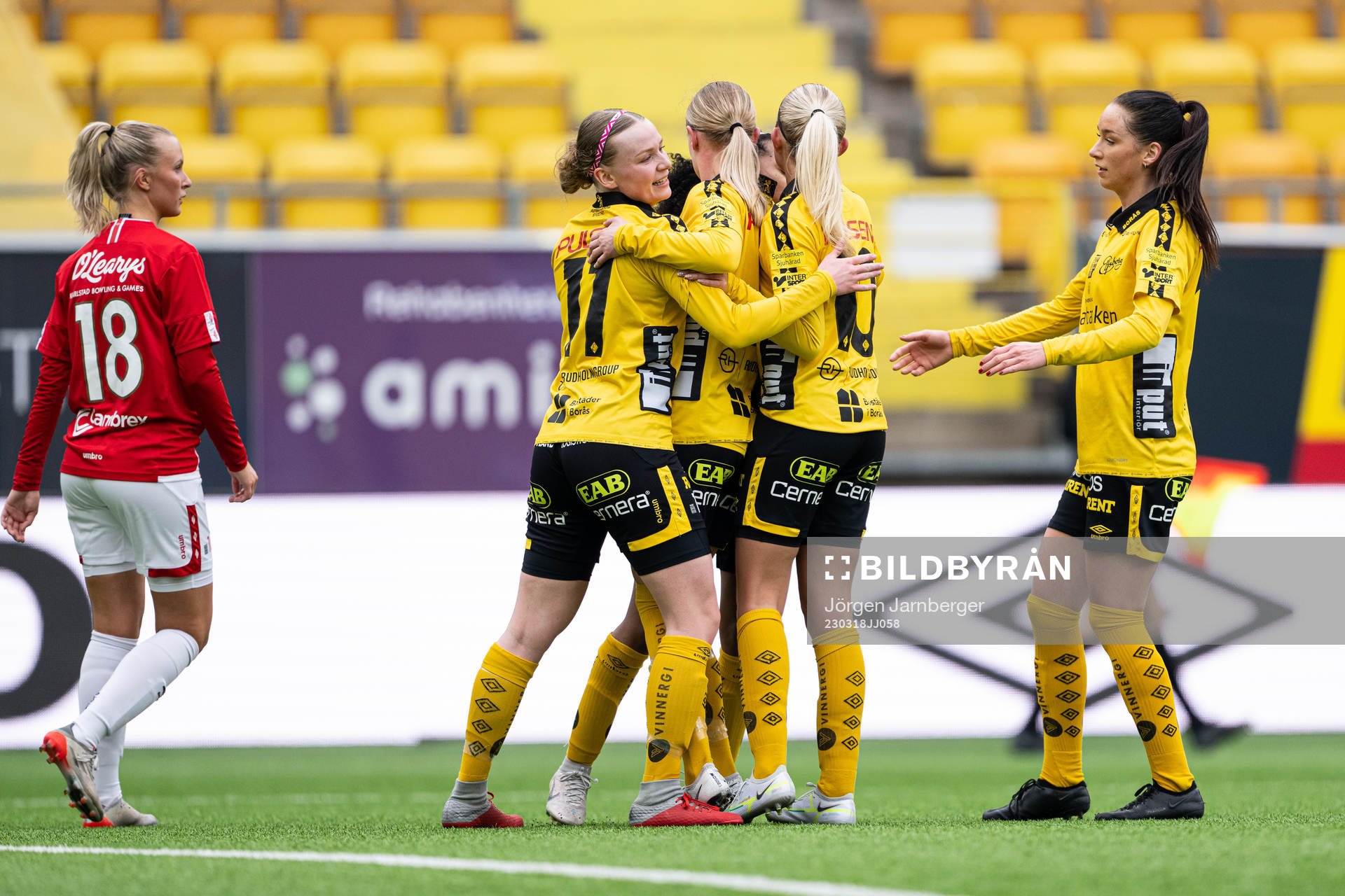 Elfsborgs spelare jublar