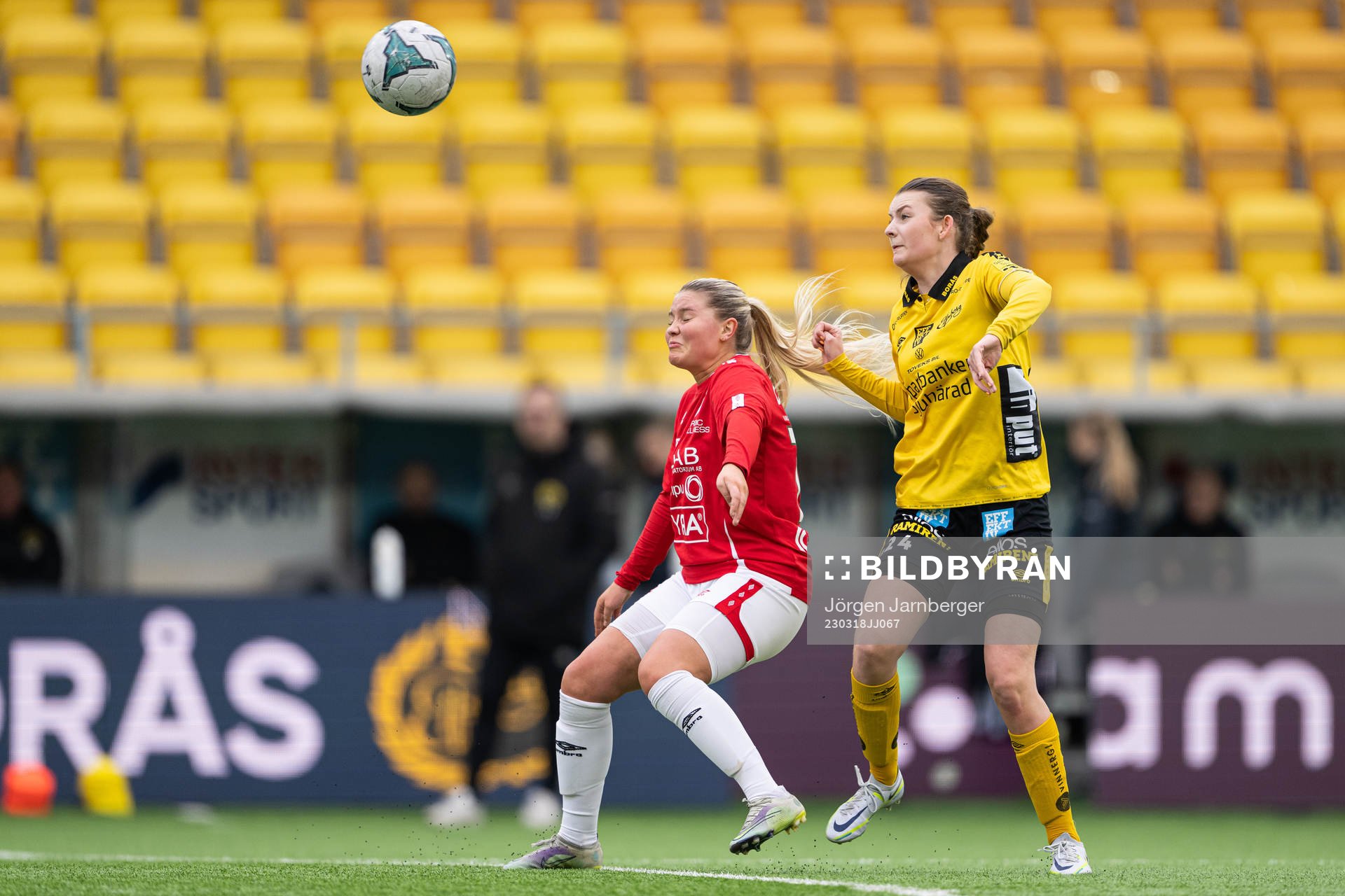 Degerfors Jessica Axelsson och Elfsborgs Ida Backlund