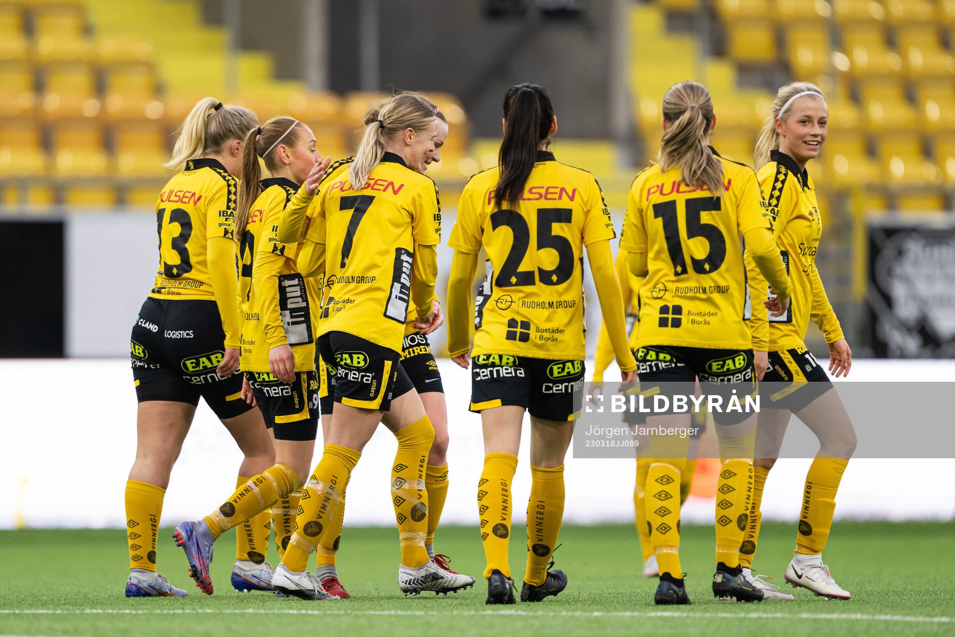 Elfsborgs spelare jublar