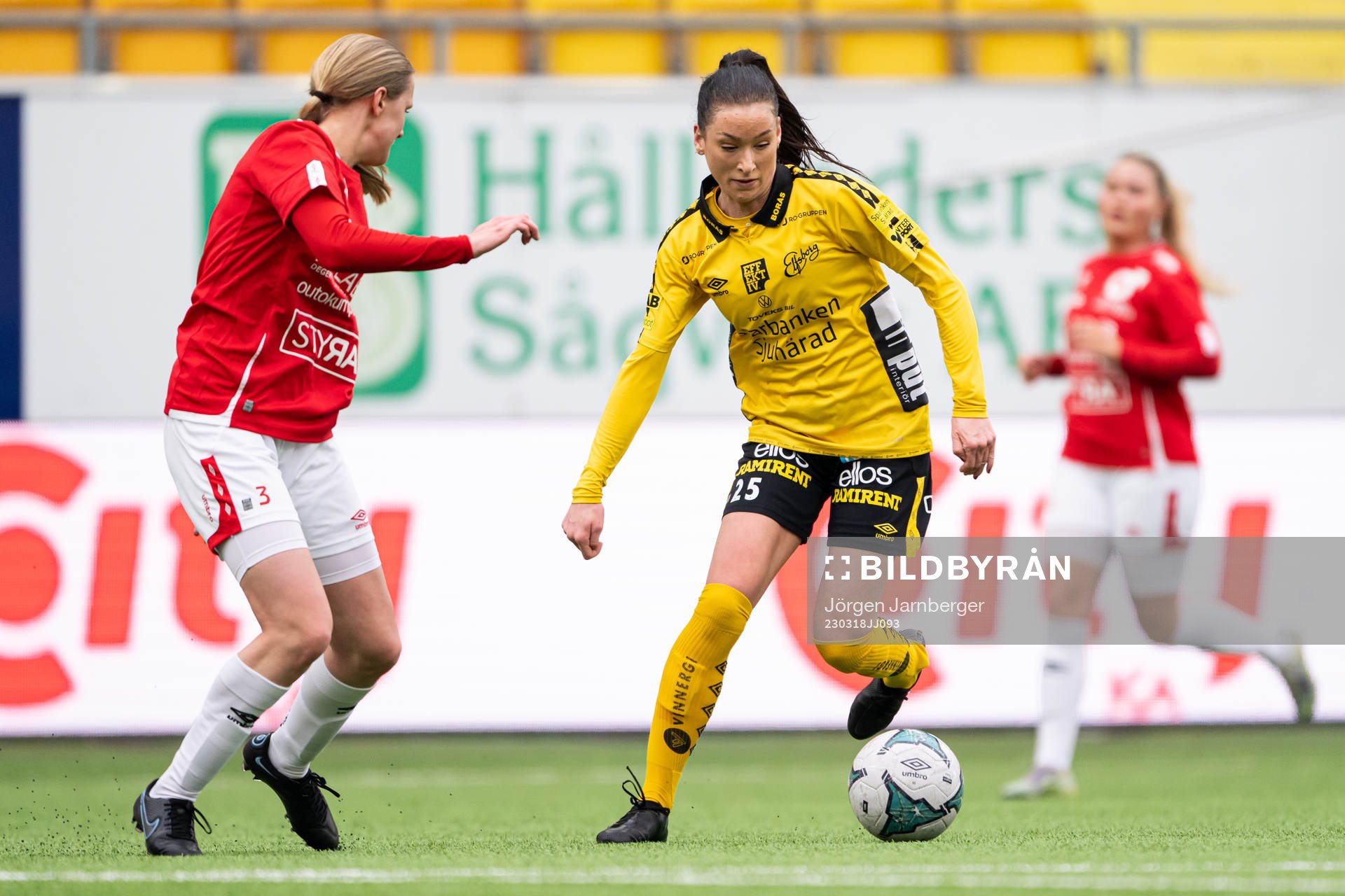 Degerfors Olivia Neander och Elfsborgs Izabella Bergström