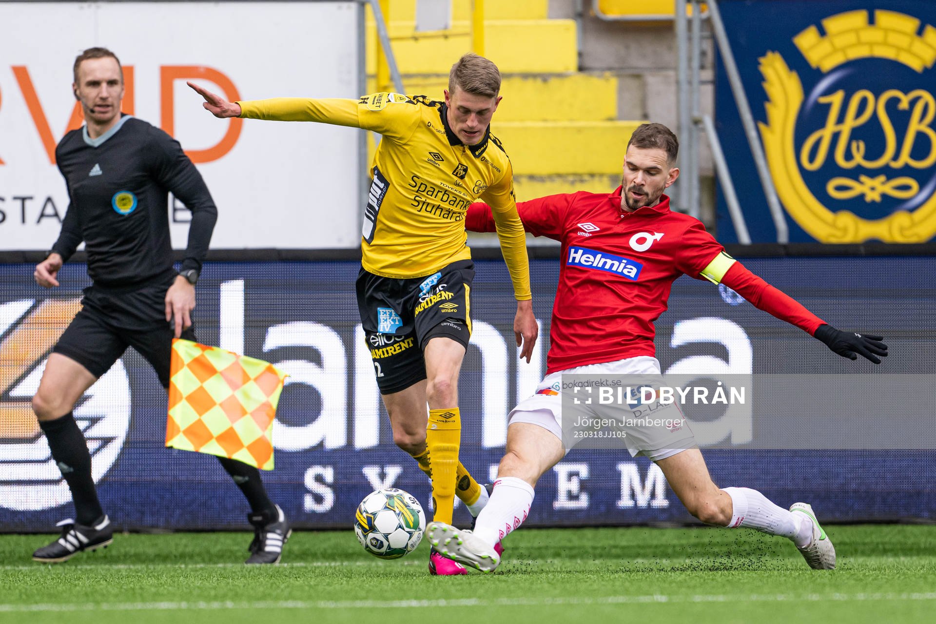 Elfsborgs Alexander Bernhardsson och Degerfors Sebastian