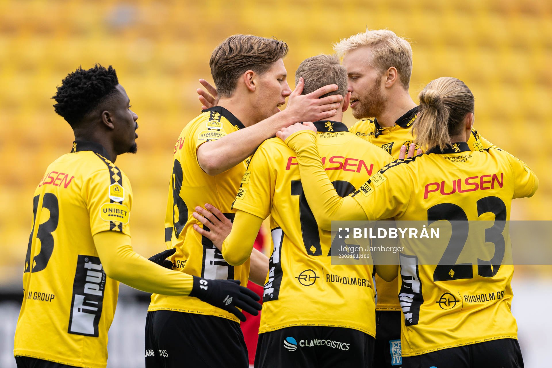Elfsborgs spelare jublar
