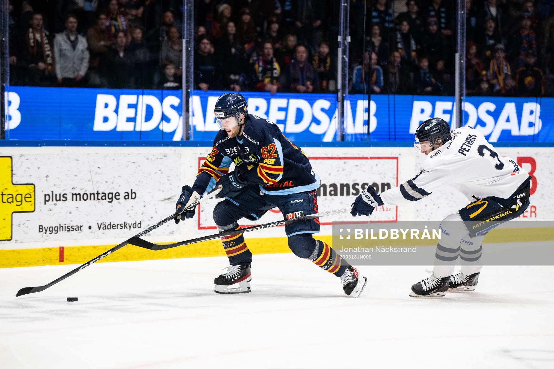 Djurgårdens Wiktor Nilsson och Karlskogas William Pethrus