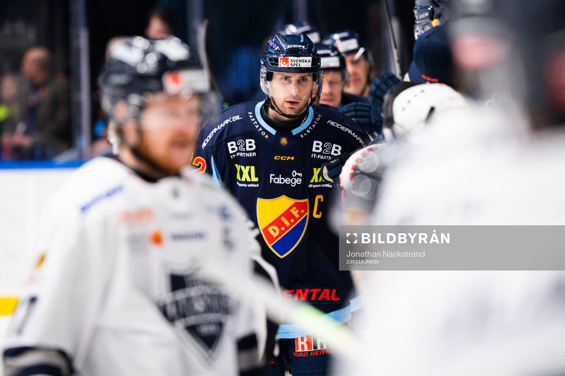 Djurgårdens Marcus Krüger jublar