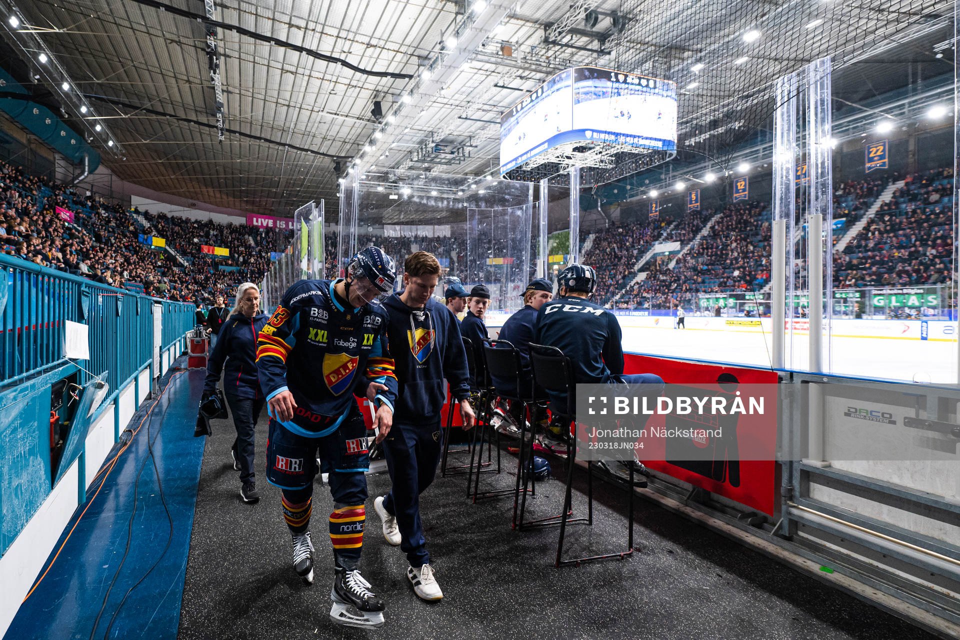 Djurgårdens Daniel Glad har ont