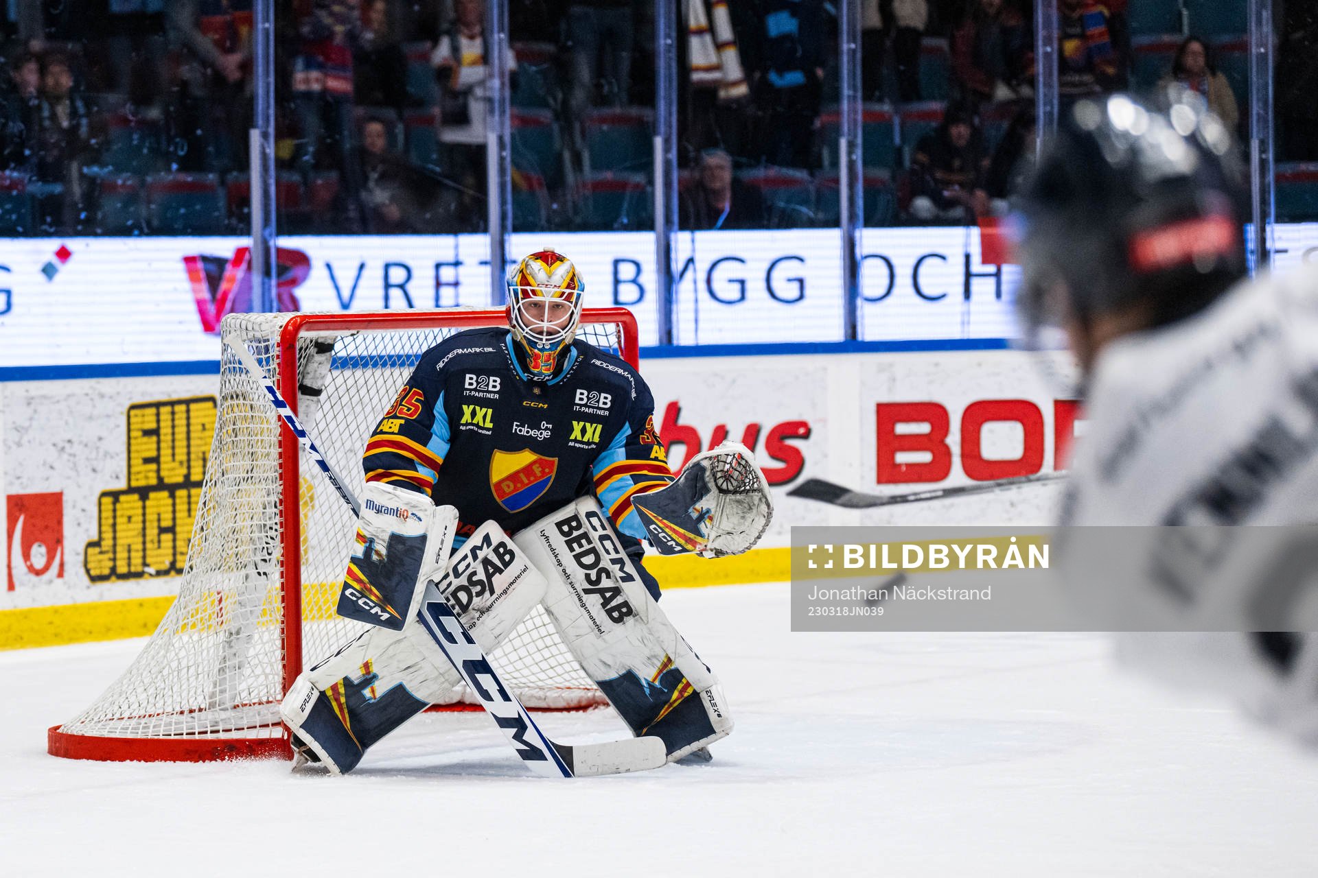 Djurgårdens målvakt Carl Lindbom
