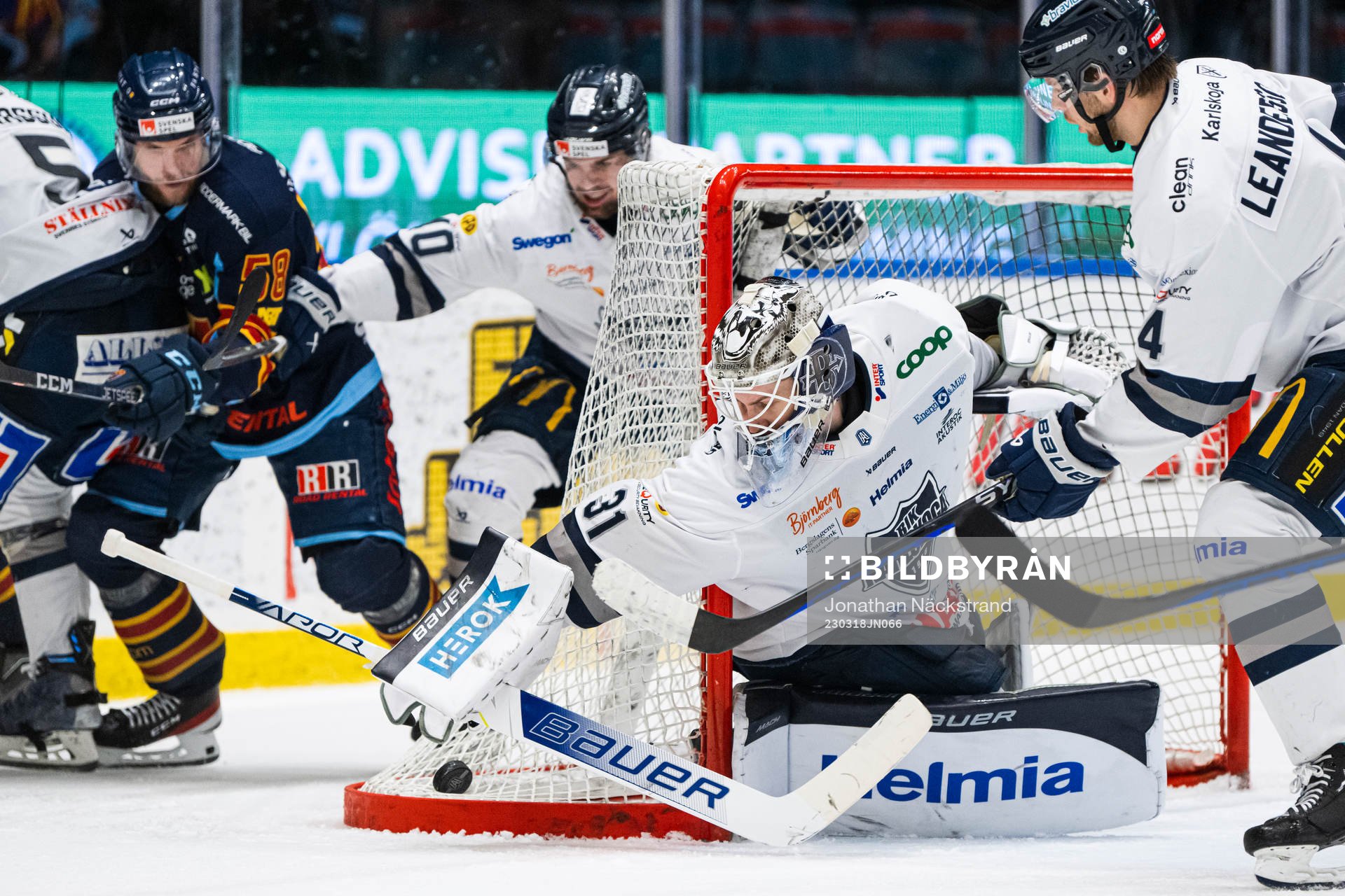 Karlskogas målvakt Marcus Hellgren
