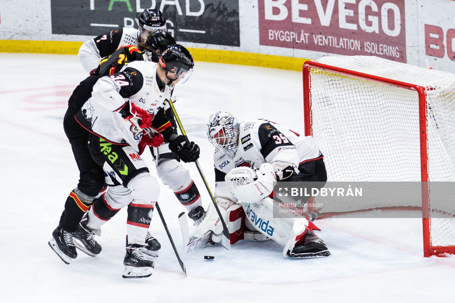 Malmö Redhawks målvakt Adam Werner