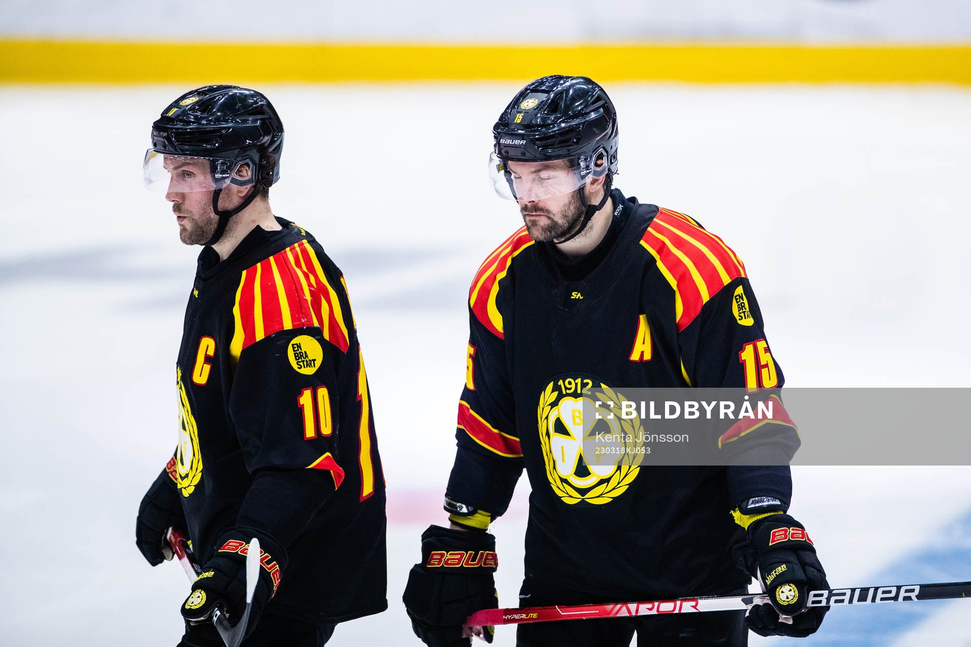 Brynäs Johan Larsson och Simon Bertilsson deppar