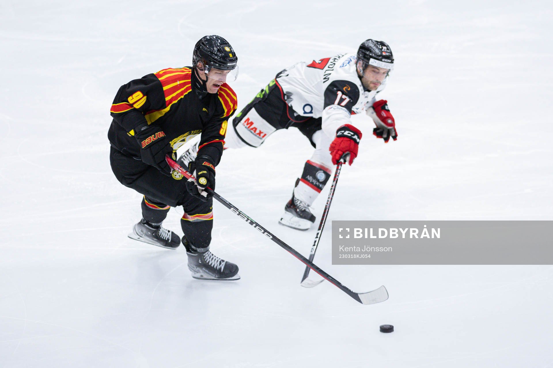 Brynäs David Sklenicka och Malmö Redhawks Pathrik
