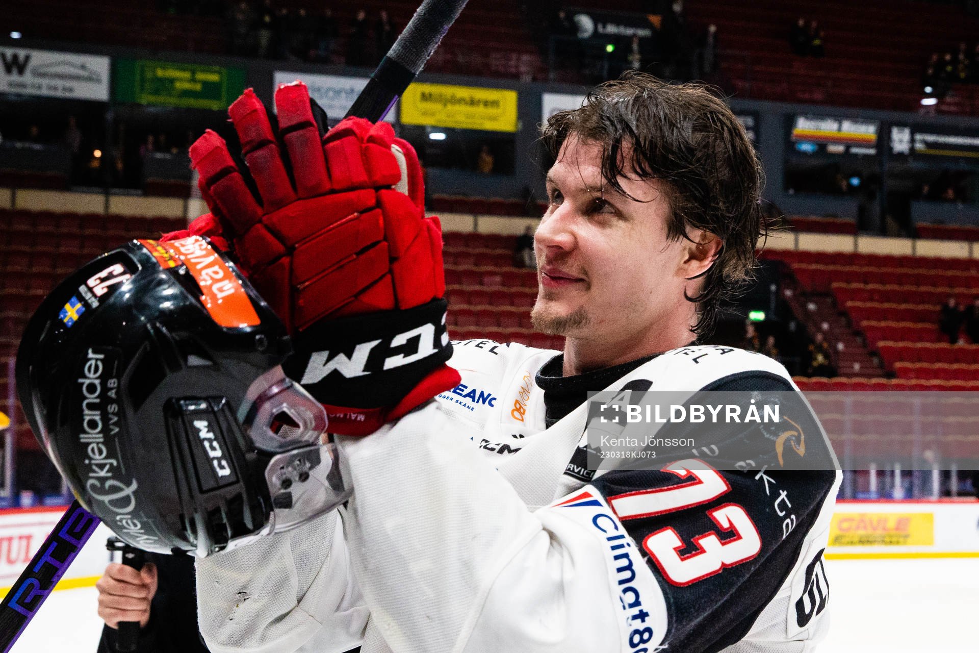 Malmö Redhakws Adam Ollas Mattsson jublar