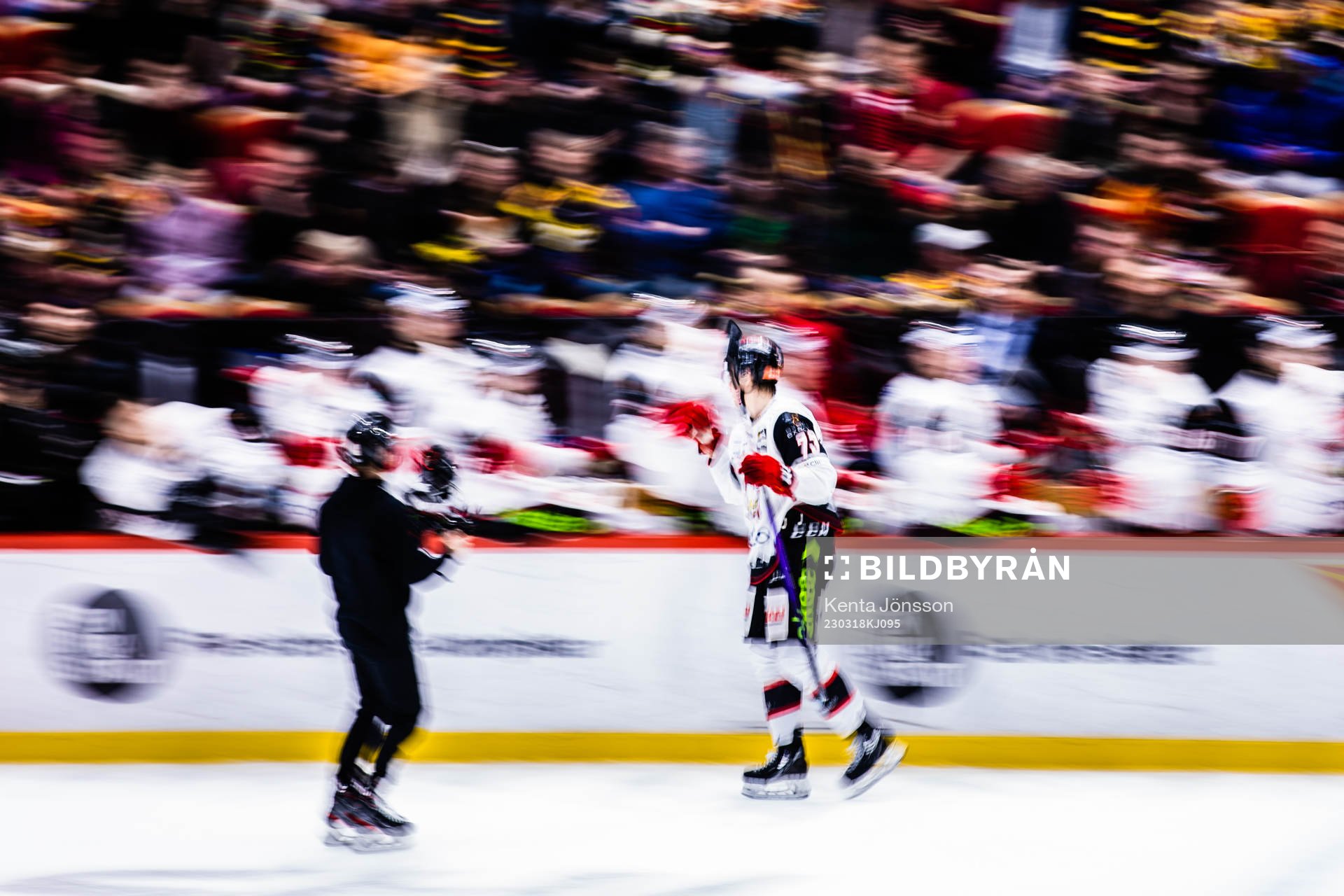 Panorering av Malmö Redhakws Adam Ollas Mattsson som